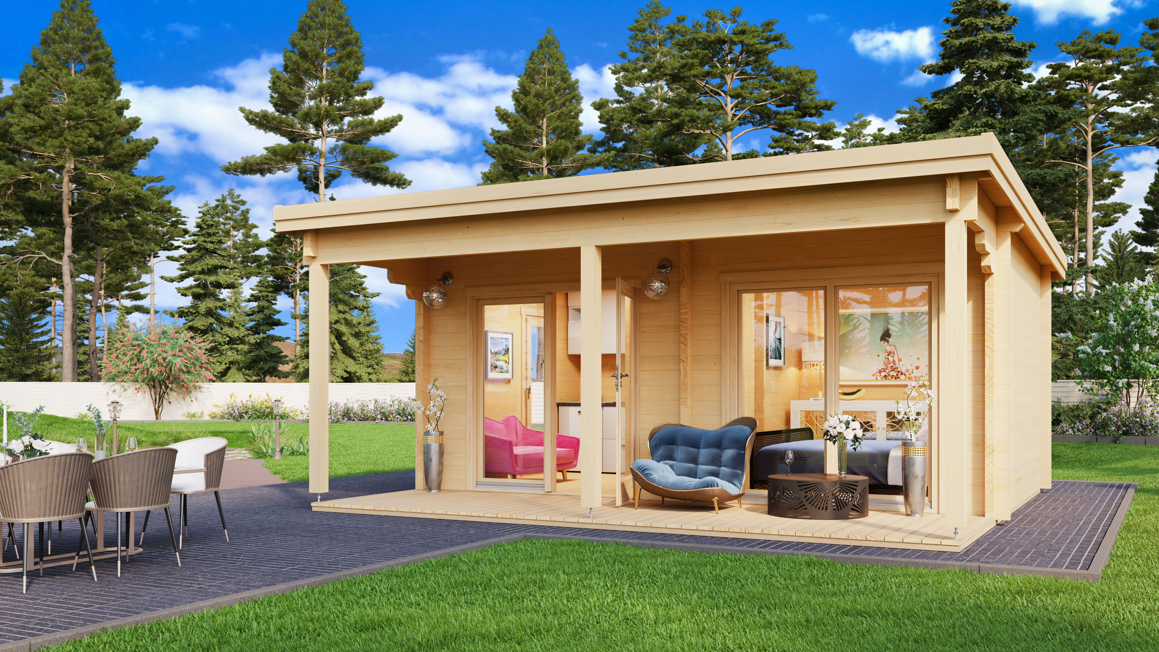 26% Rabatt ! Fjordholz Ferien- und Freizeithaus Modell Pekka 6x4m Unkategorisiert online kaufen