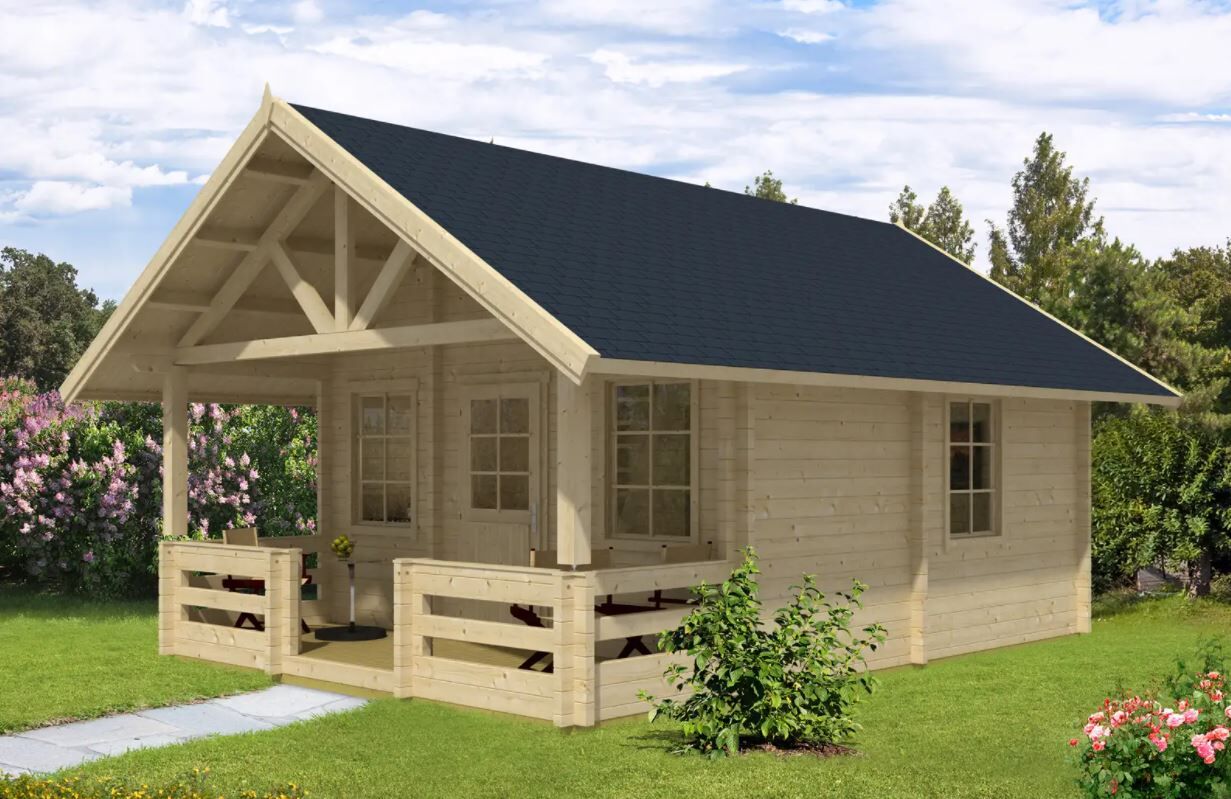 26% Rabatt ! Fjordholz Ferien- und Freizeithaus Modell St. Gall 8x5m Unkategorisiert online kaufen