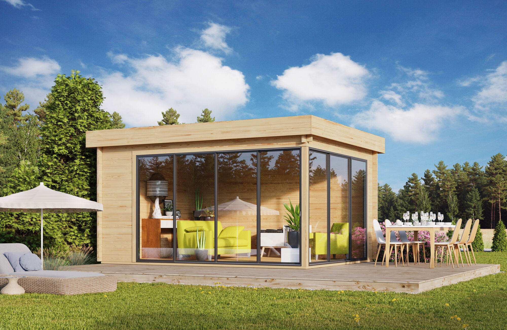26% Rabatt ! Fjordholz Gartenhaus Alu Concept 70 A Unkategorisiert online kaufen