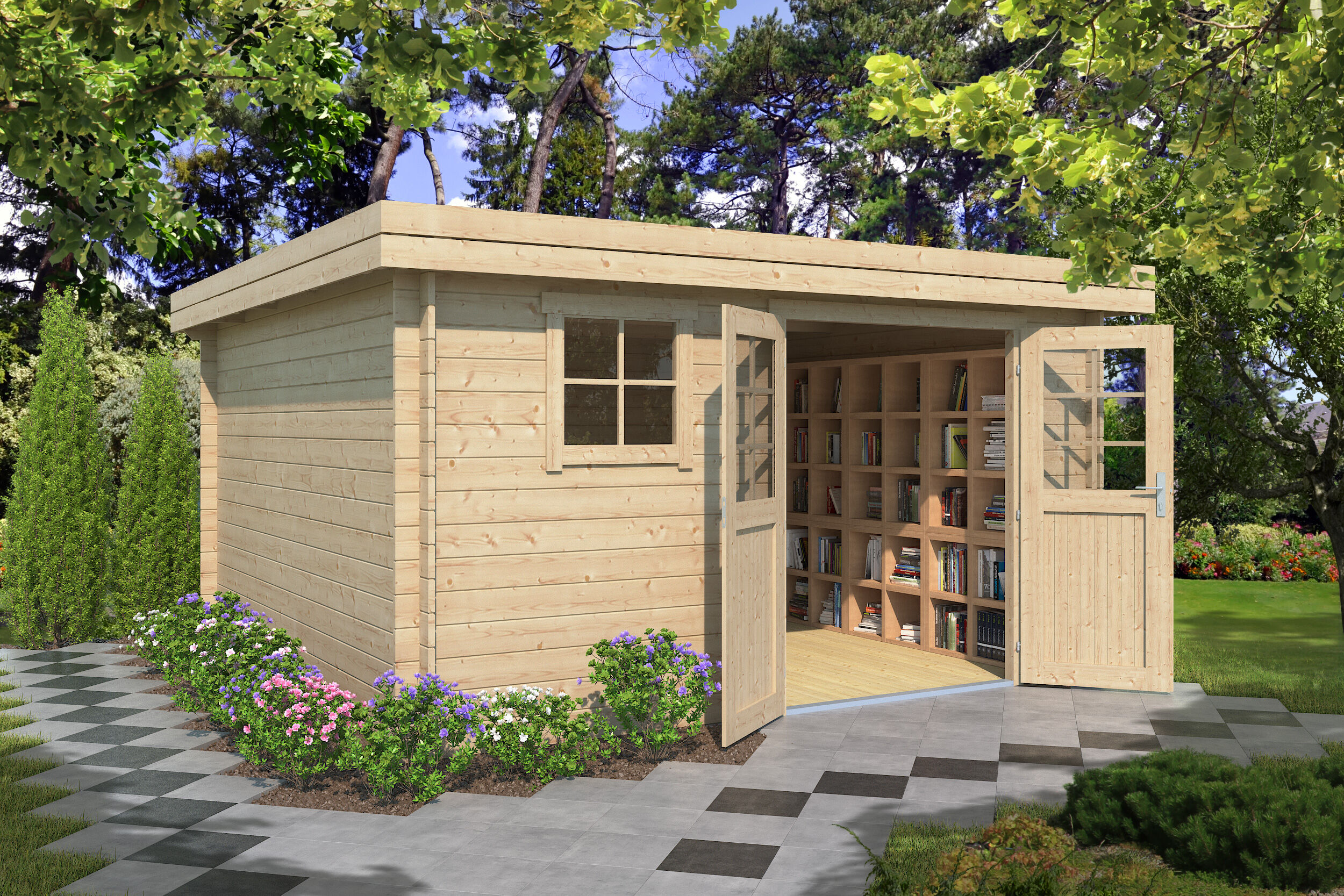 26% Rabatt ! Fjordholz Gartenhaus Modell Linz 28 F Unkategorisiert online kaufen