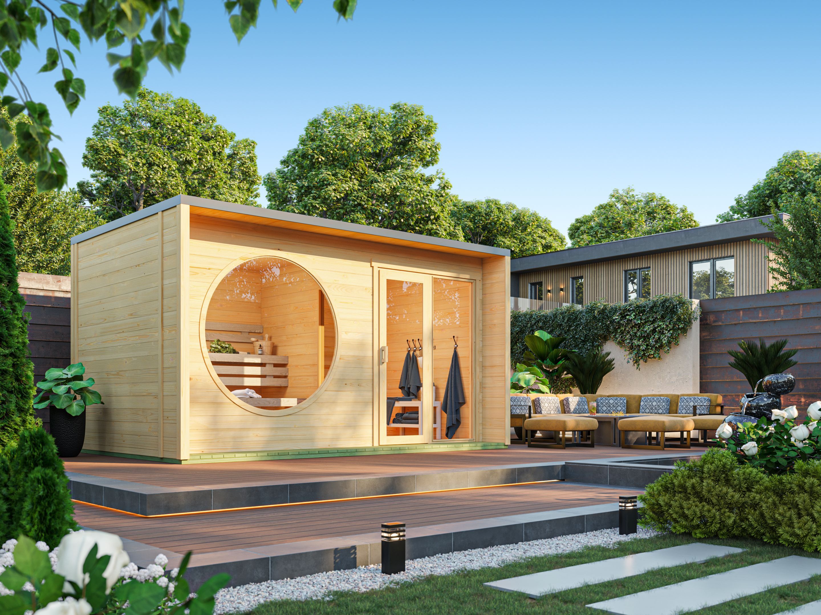 26% Rabatt ! Fjordholz Gartenhütte Avantgarde 44-C Alu 6x4m Unkategorisiert online kaufen