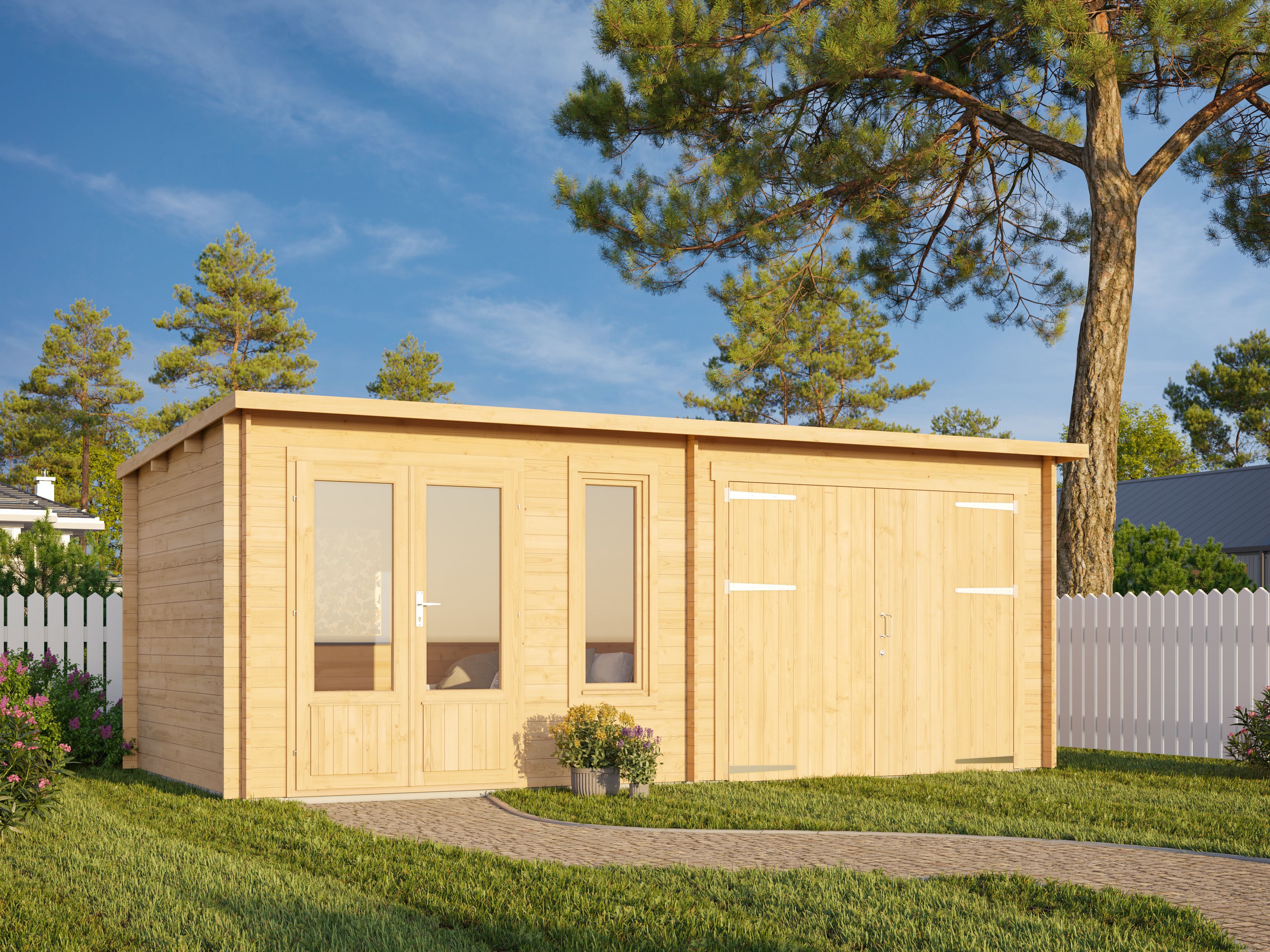 26% Rabatt ! Fjordholz Gartenhütte Modell Gardenstore 28 B 4x3m Unkategorisiert online kaufen