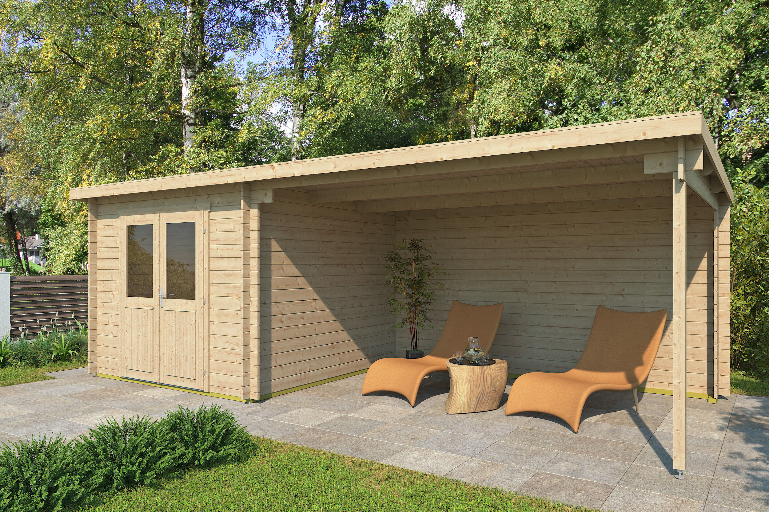 26% Rabatt ! Fjordholz Gartenhütte Modell Gent 28 B 6x4m Unkategorisiert online kaufen