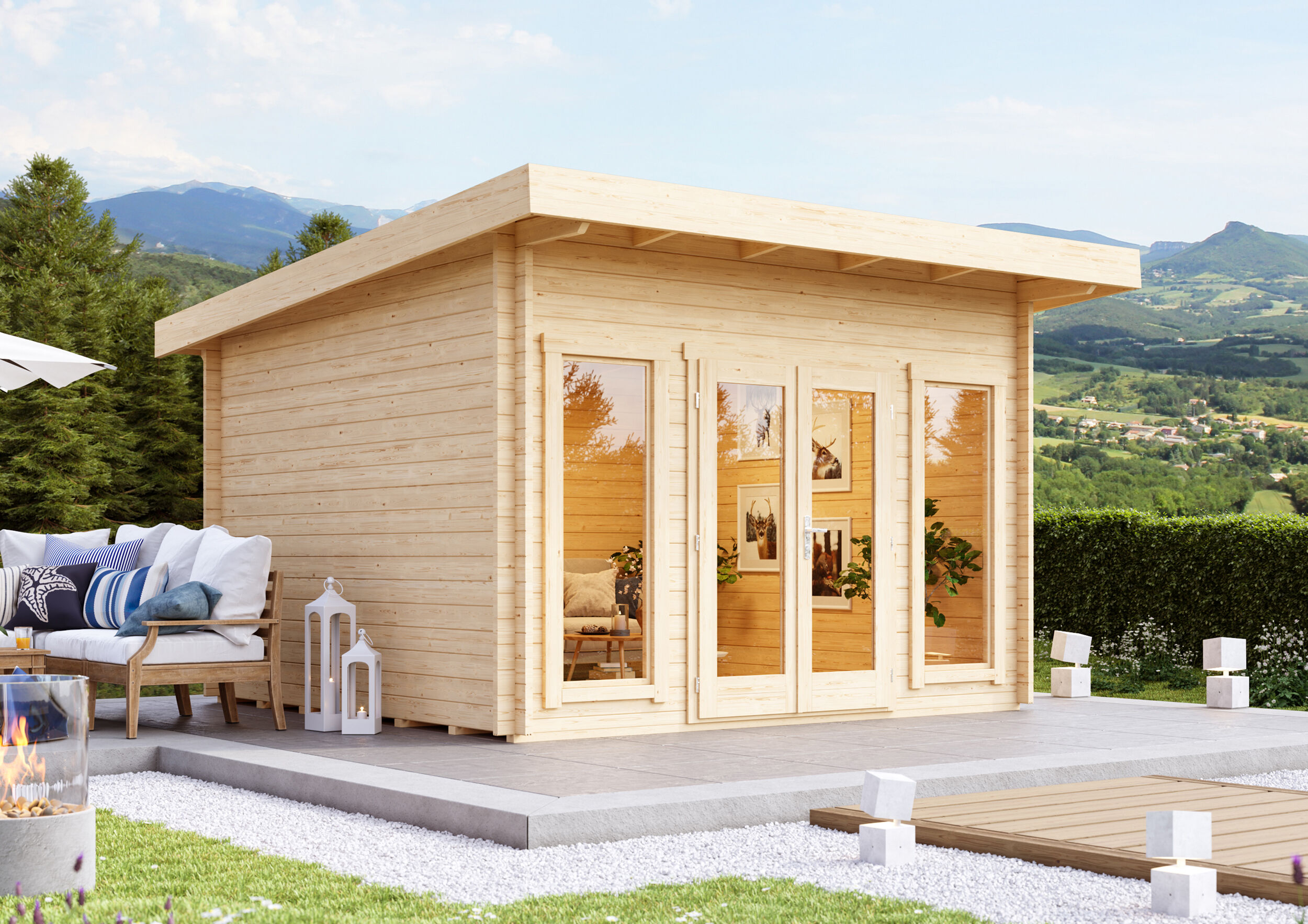 26% Rabatt ! Fjordholz Gartenhütte Modell John 44 4x3m Unkategorisiert online kaufen 26% Rabatt ! Fjordholz Gartenhütte Modell John 44 4x3m Unkategorisiert online kaufen