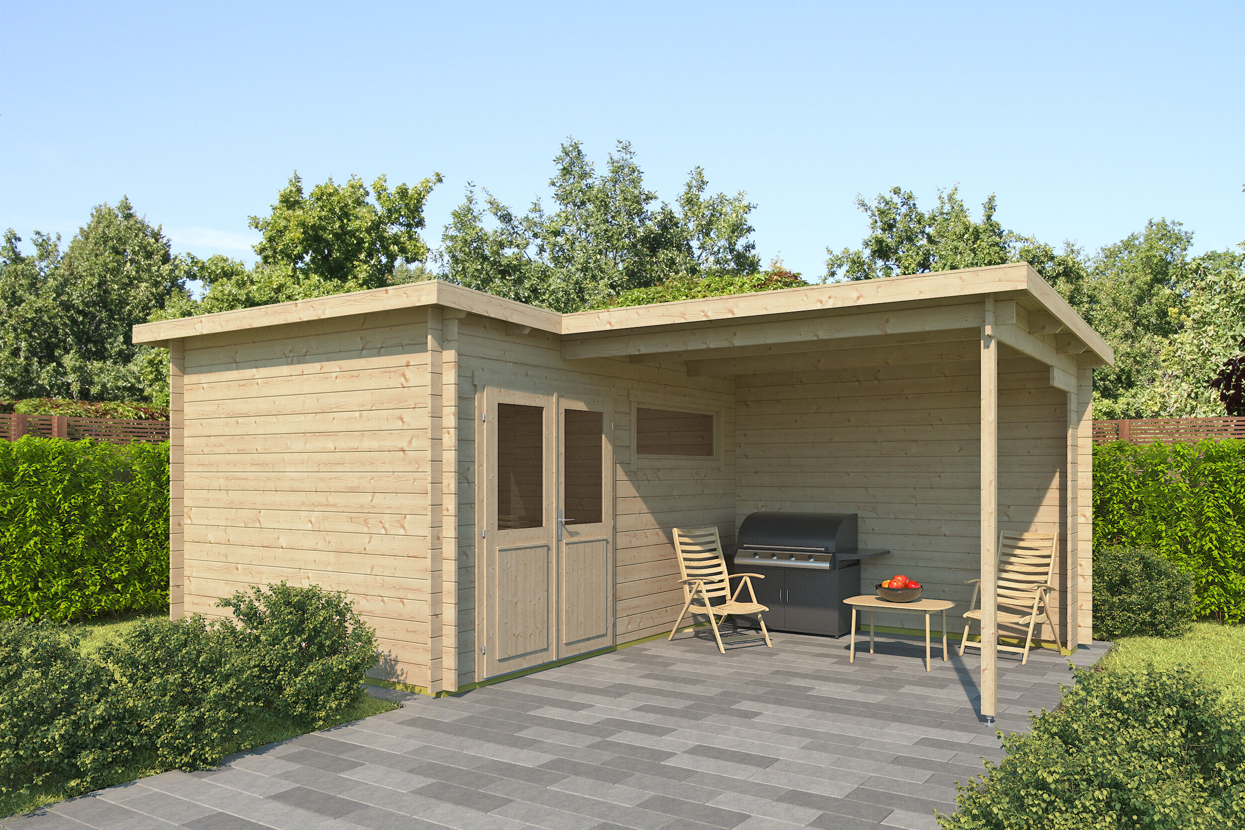 26% Rabatt ! Fjordholz Gartenhütte Modell Lola 28 6x4m Unkategorisiert online kaufen