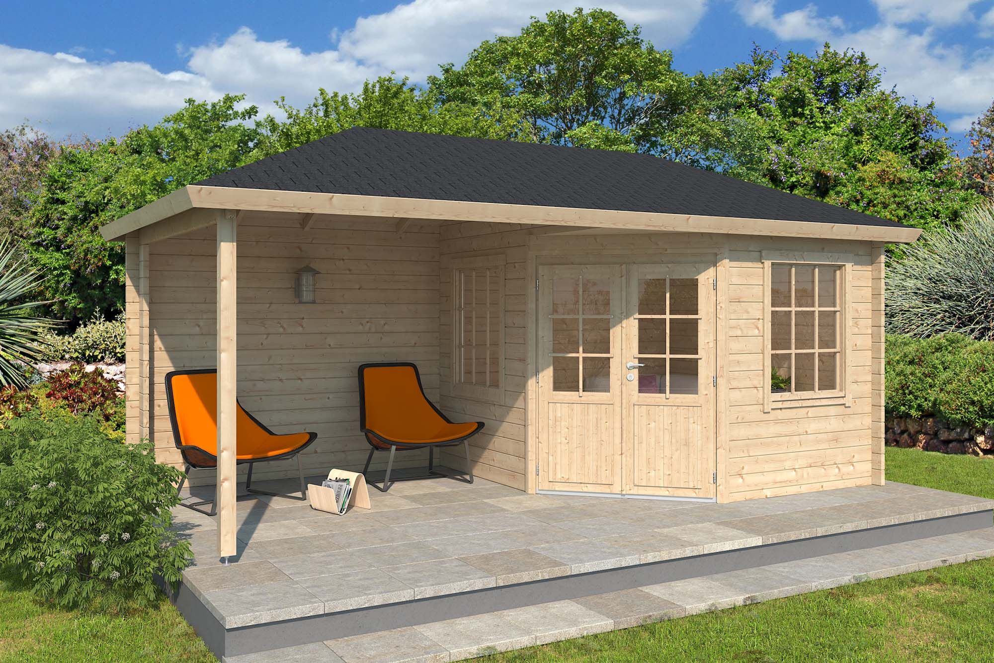 26% Rabatt ! Fjordholz Gartenhütte Modell Maja 28 6x4m Unkategorisiert online kaufen
