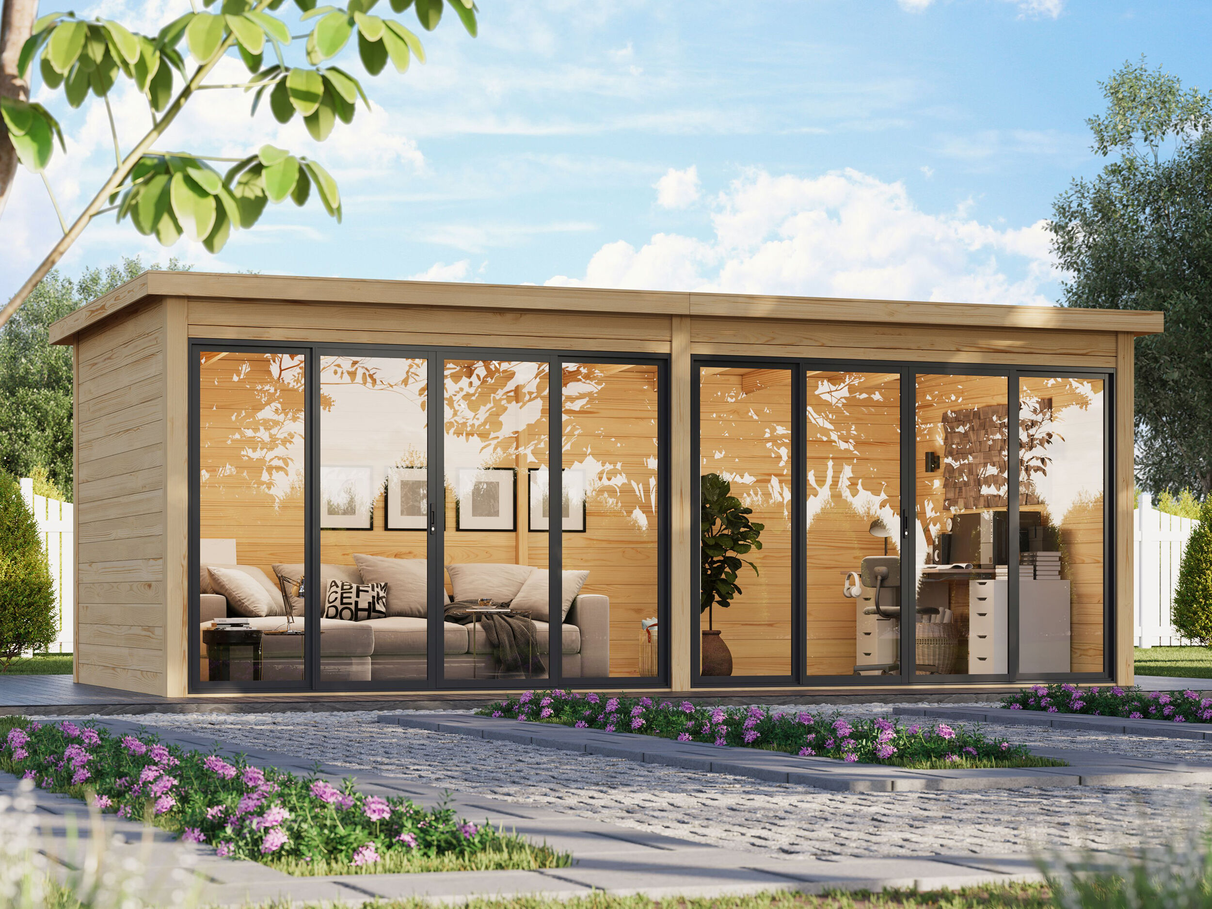26% Rabatt ! Fjordholz Gartenhütte Modell Office IsoSlide 9 6x3m Unkategorisiert online kaufen