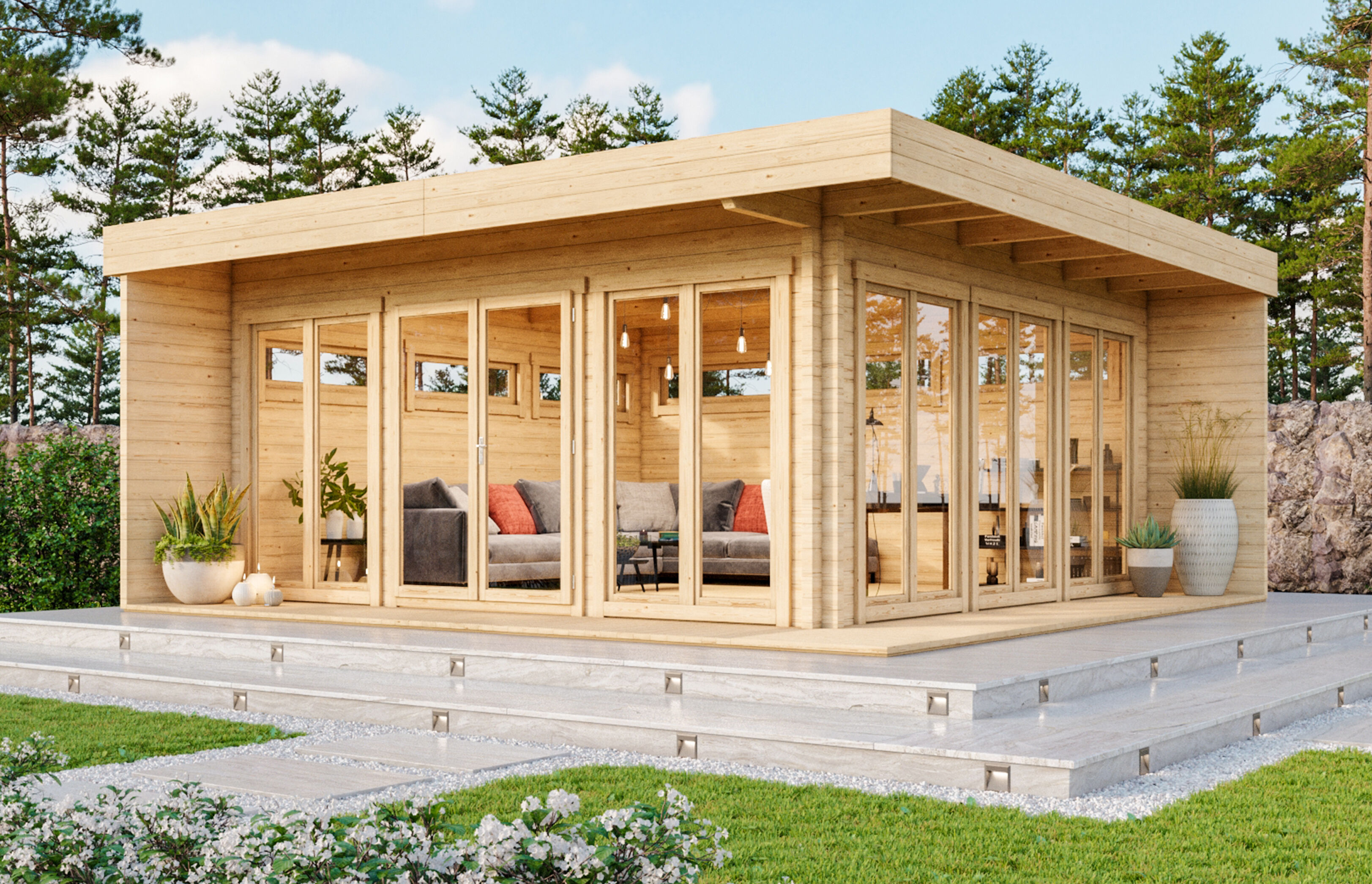 26% Rabatt ! Fjordholz Gartenlounge Modell Mila 44 Unkategorisiert online kaufen