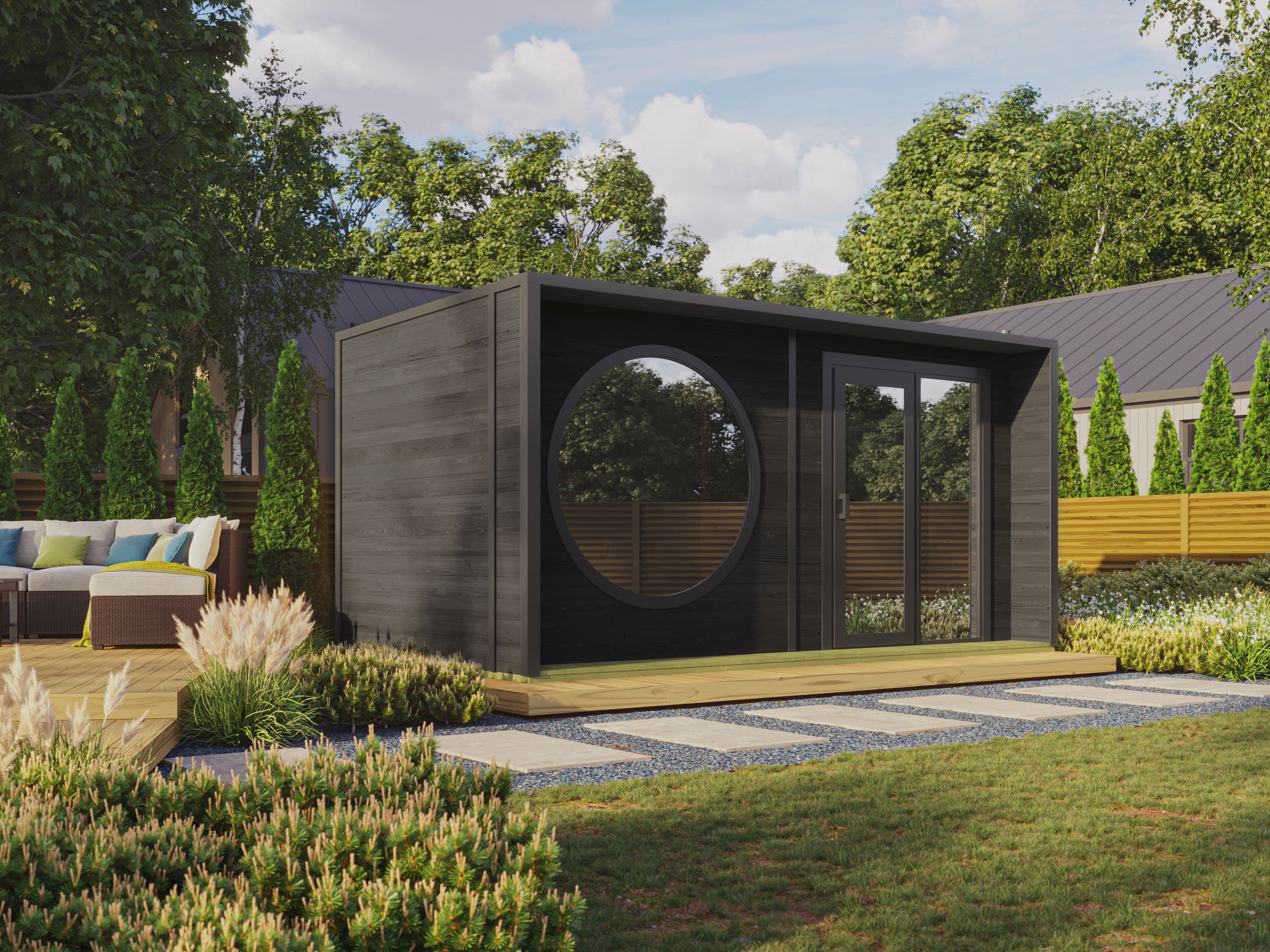 26% Rabatt ! Fjordholz Pultdach Gartenhütte Modell Aktiva-28 B 4x3m Unkategorisiert online kaufen