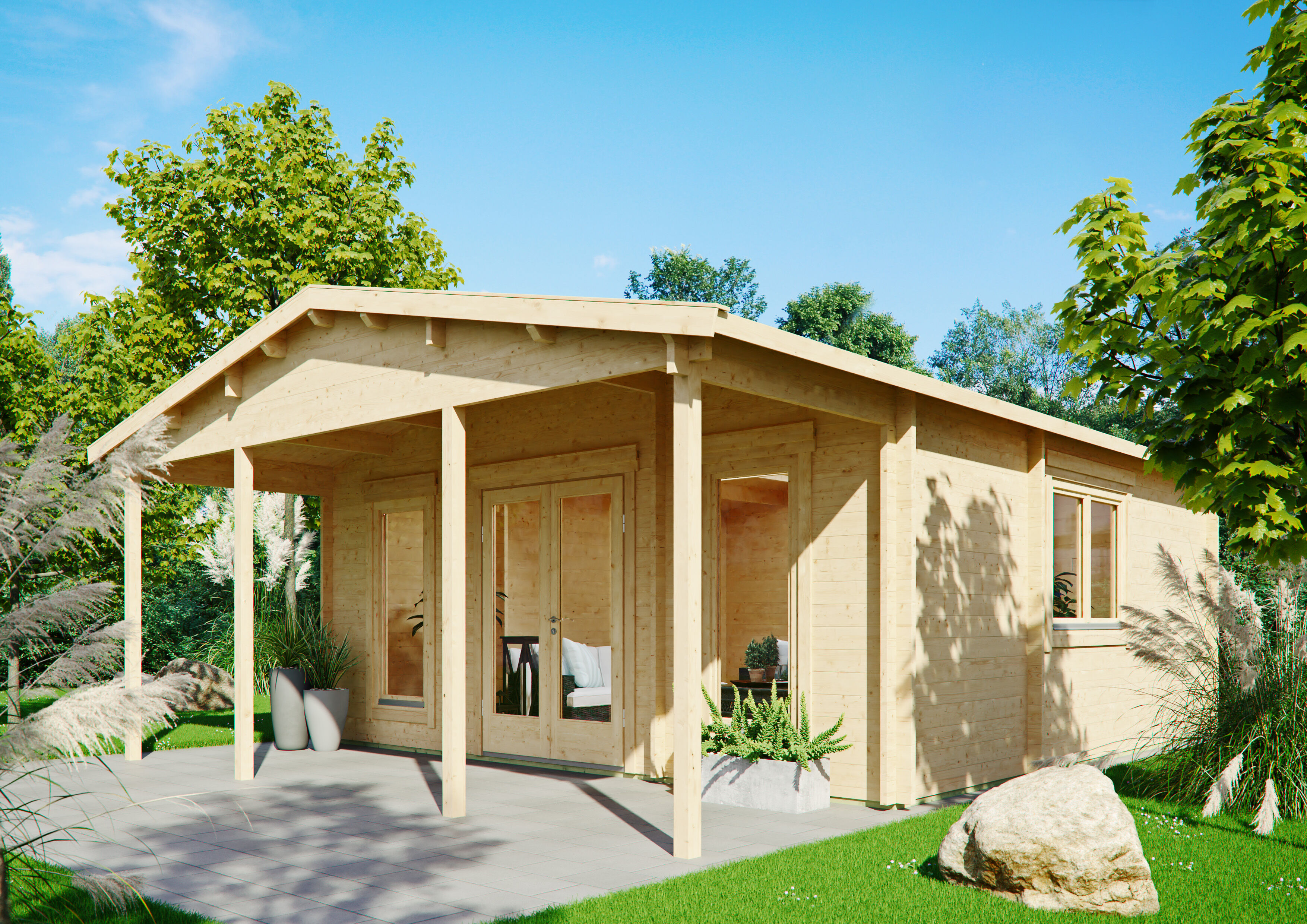 26% Rabatt ! Gartenhütte Modell Julia 44 E 6x5m Unkategorisiert online kaufen