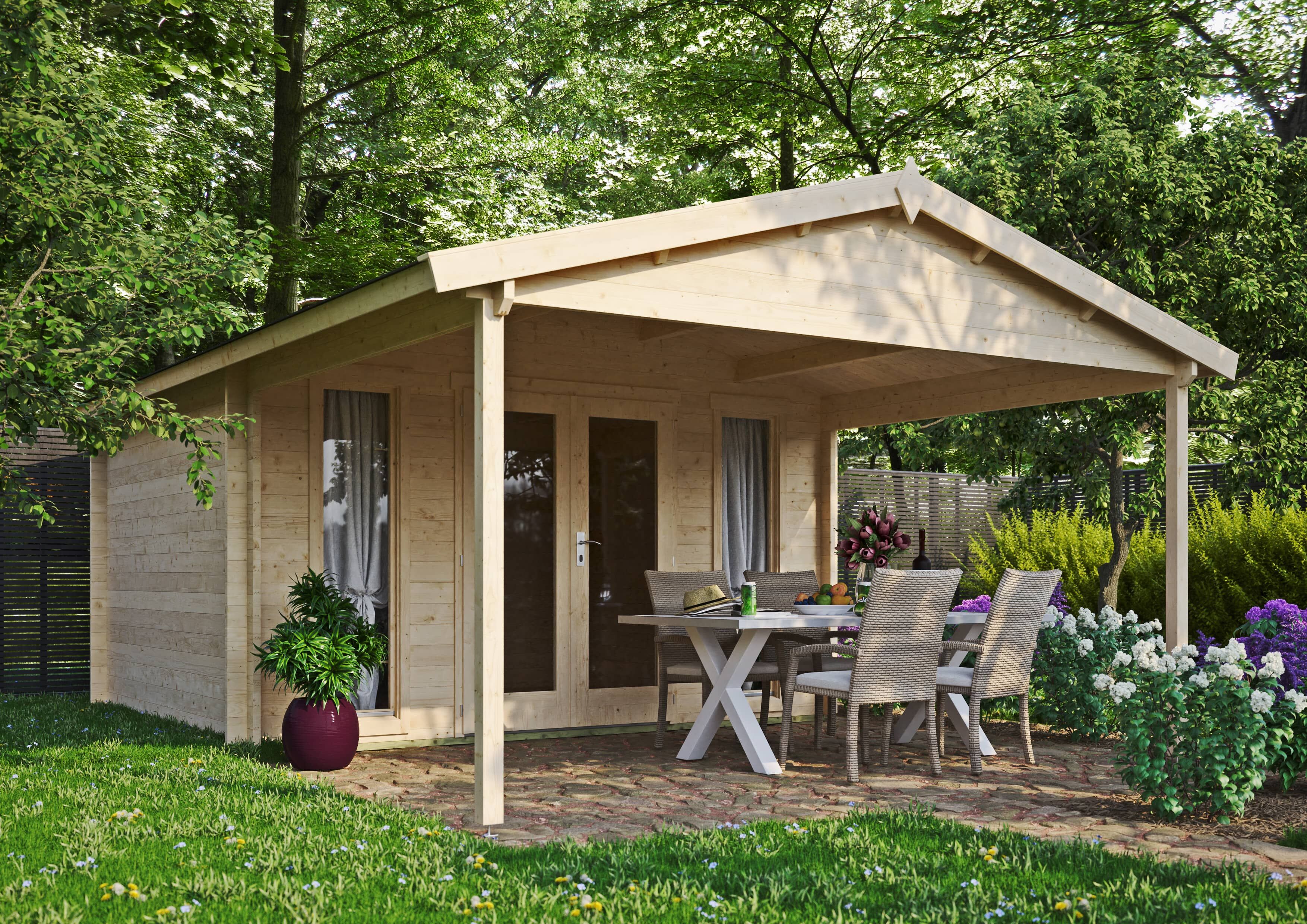 26% Rabatt ! Gartenhütte Modell Luise 40 E Unkategorisiert online kaufen