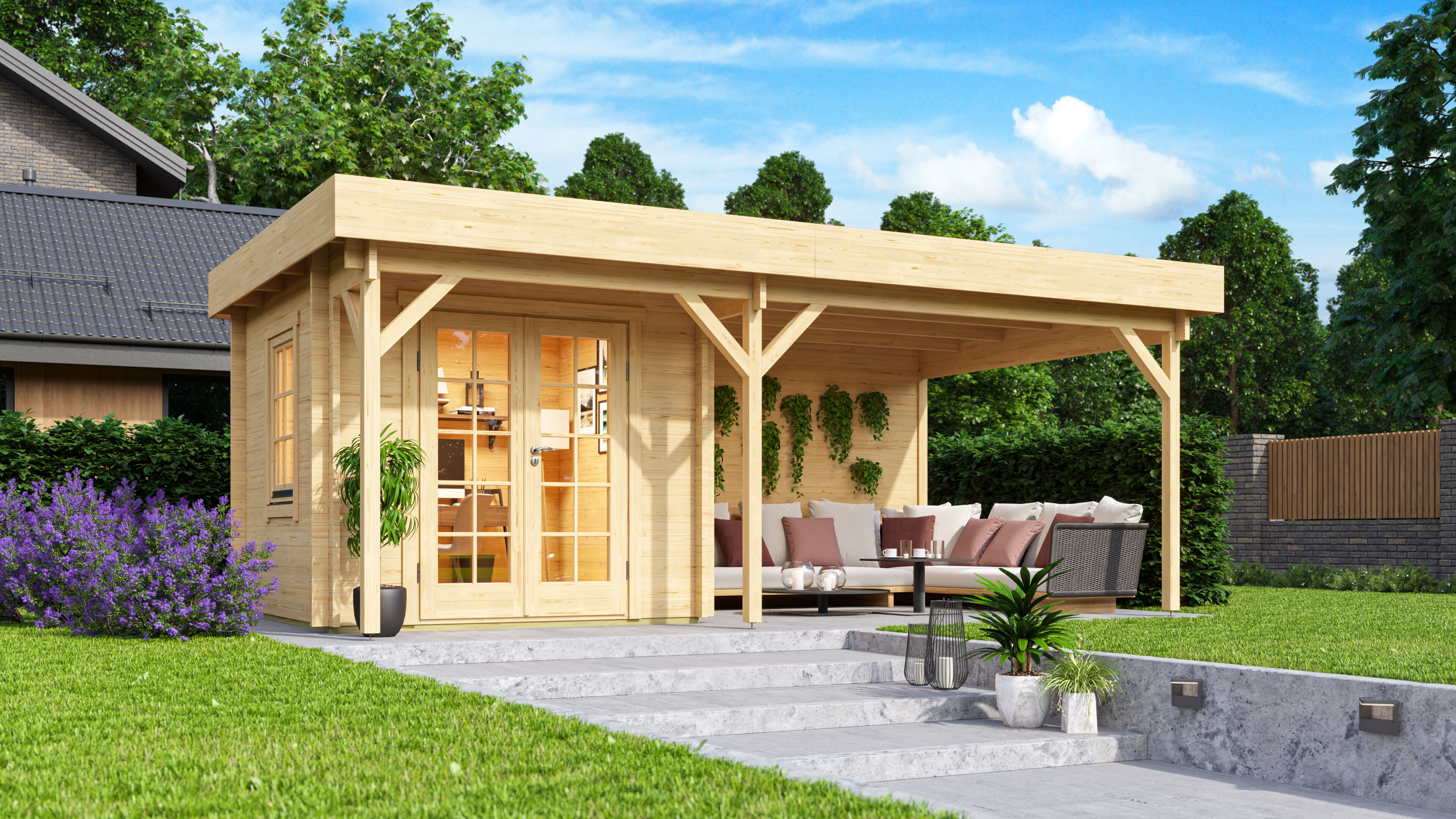 26% Rabatt ! Gartenhütte Modell Tilo 44 6x4m Unkategorisiert online kaufen
