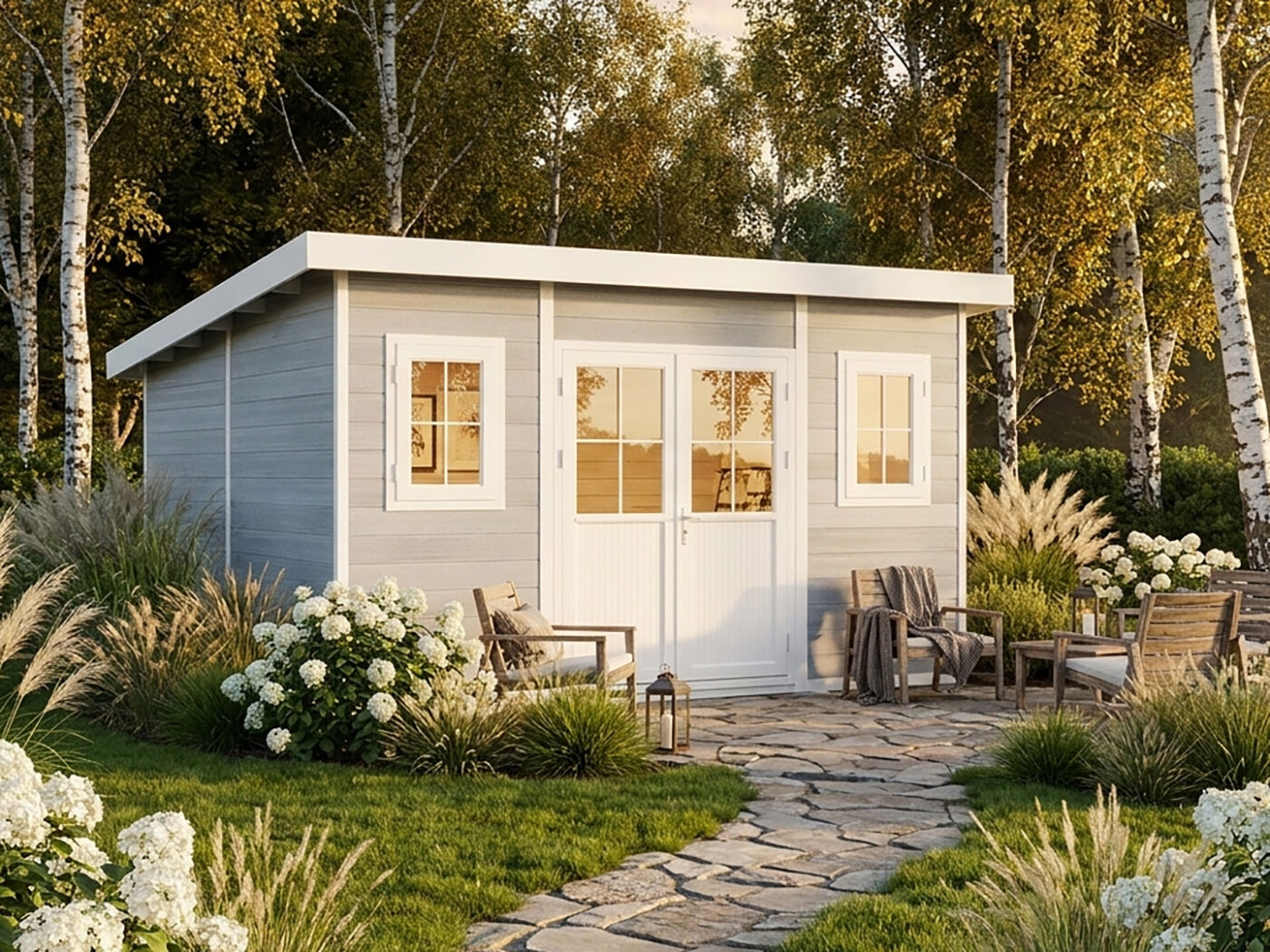 29% Rabatt ! WPC Gartenhütte Modell Nexo White 15,0 m² 5x3m Unkategorisiert online kaufen