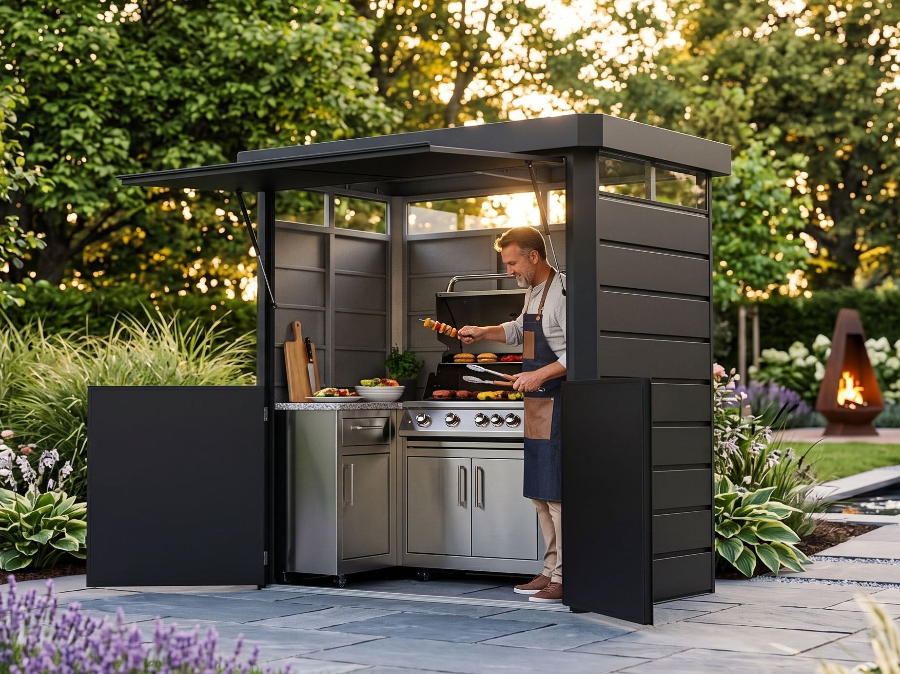 33% Rabatt ! Metall Grillhaus Modell GrillCube 3,26 m² Anthraz Unkategorisiert online kaufen 33% Rabatt ! Metall Grillhaus Modell GrillCube 3,26 m² Anthraz Unkategorisiert online kaufen