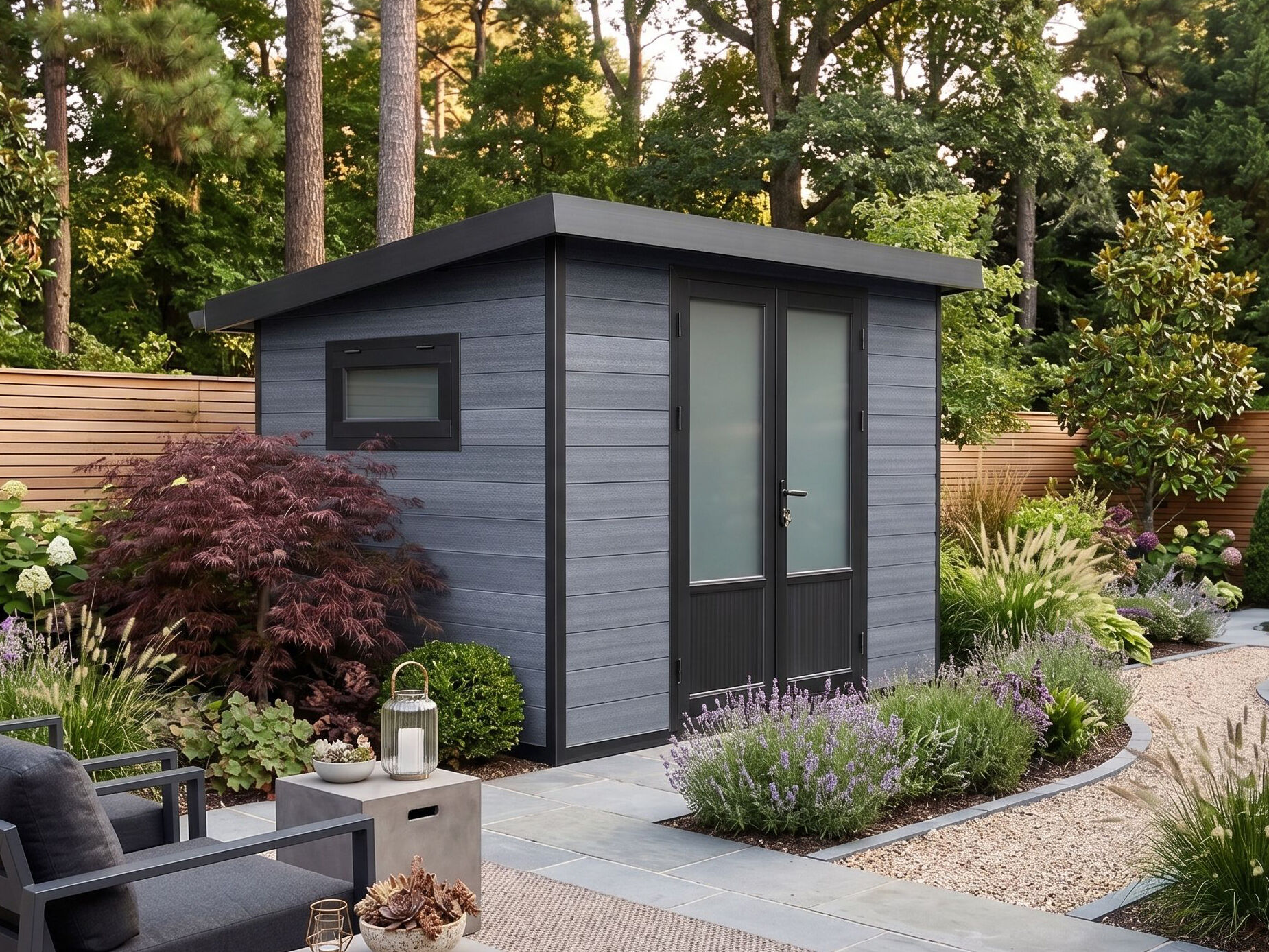 33% Rabatt ! WPC Gartenhütte Modell Style DeLuxe 5,8 m² 4x1m Unkategorisiert online kaufen