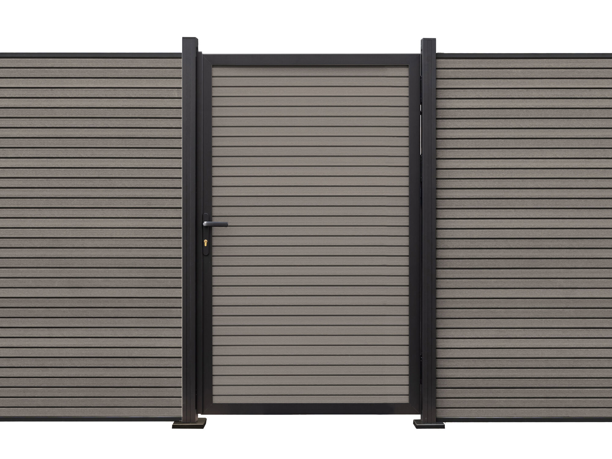 37% Rabatt ! WPC Einzeltor Modell FineLine 100x180 cm Grau Unkategorisiert online kaufen