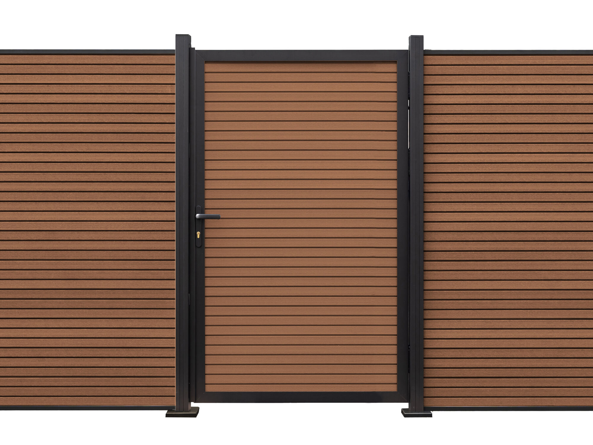 37% Rabatt ! WPC Einzeltor Modell FineLine 100x180 cm Teak Unkategorisiert online kaufen