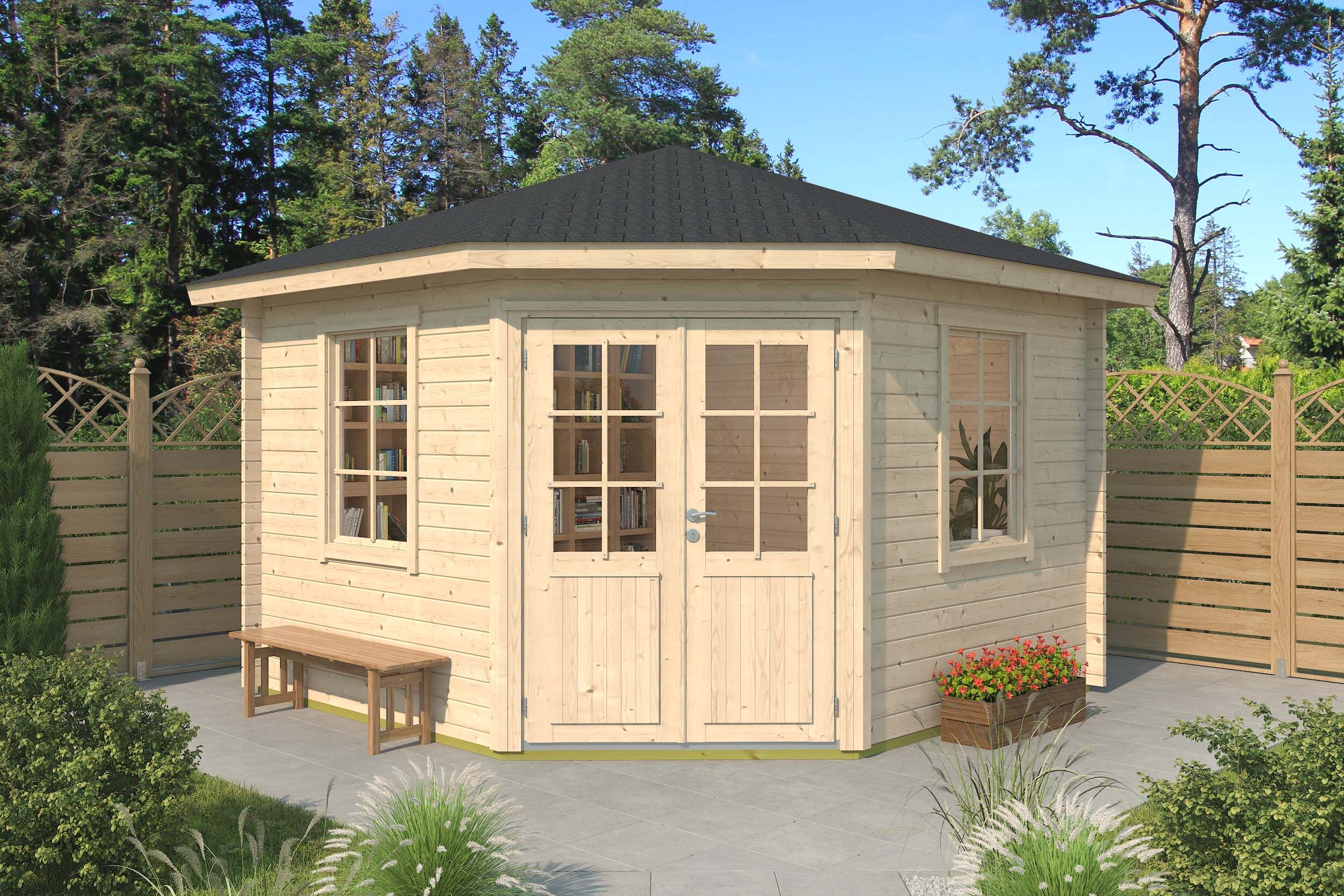 26% Rabatt ! Gartenhaus Modell Michel 40 A online kaufen