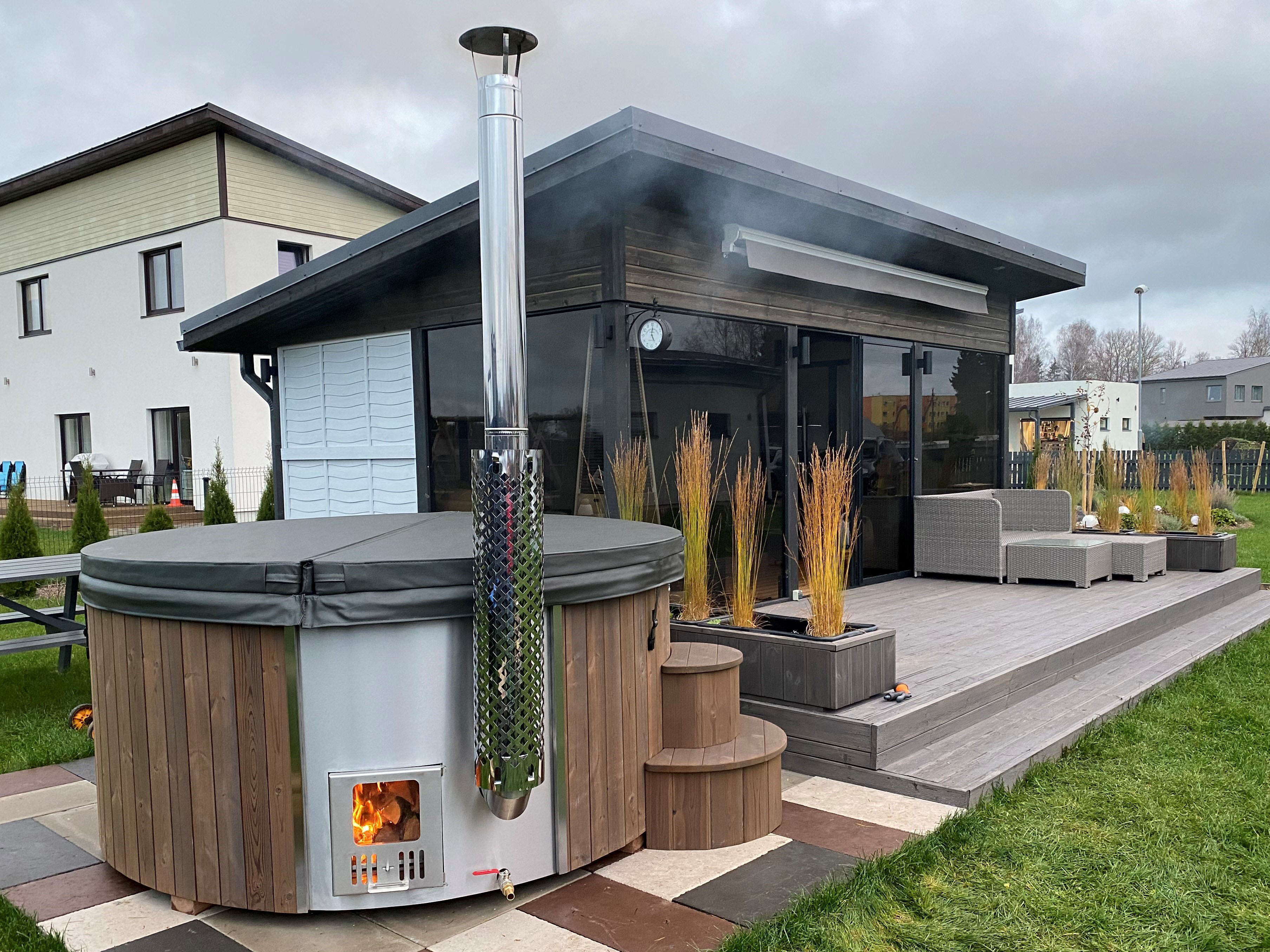 26% Rabatt ! Fjordholz Hot Tub Modell DeLux 226 online kaufen
