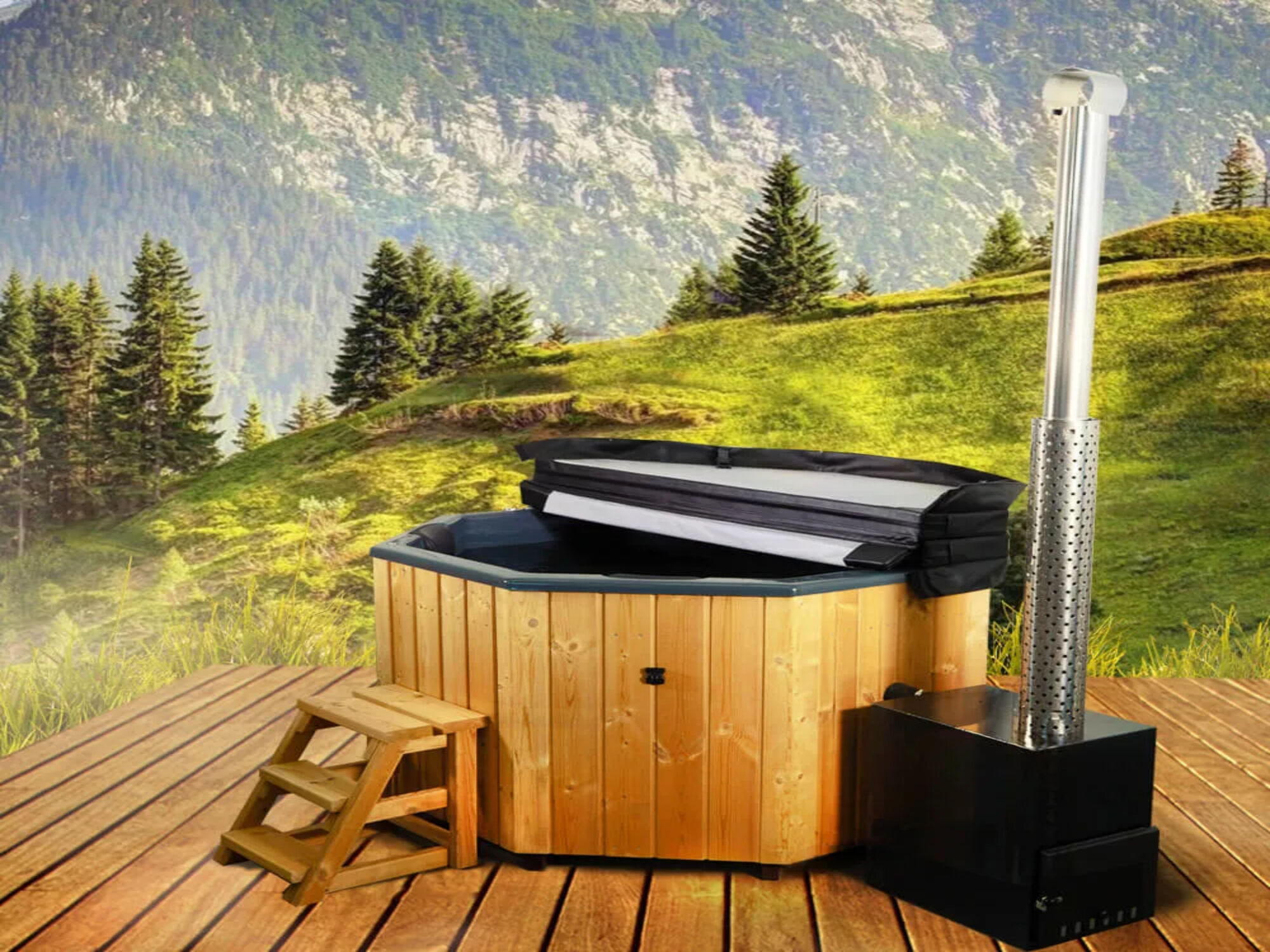 26% Rabatt ! Fjordholz Hot Tub Octagonal Ivar online kaufen