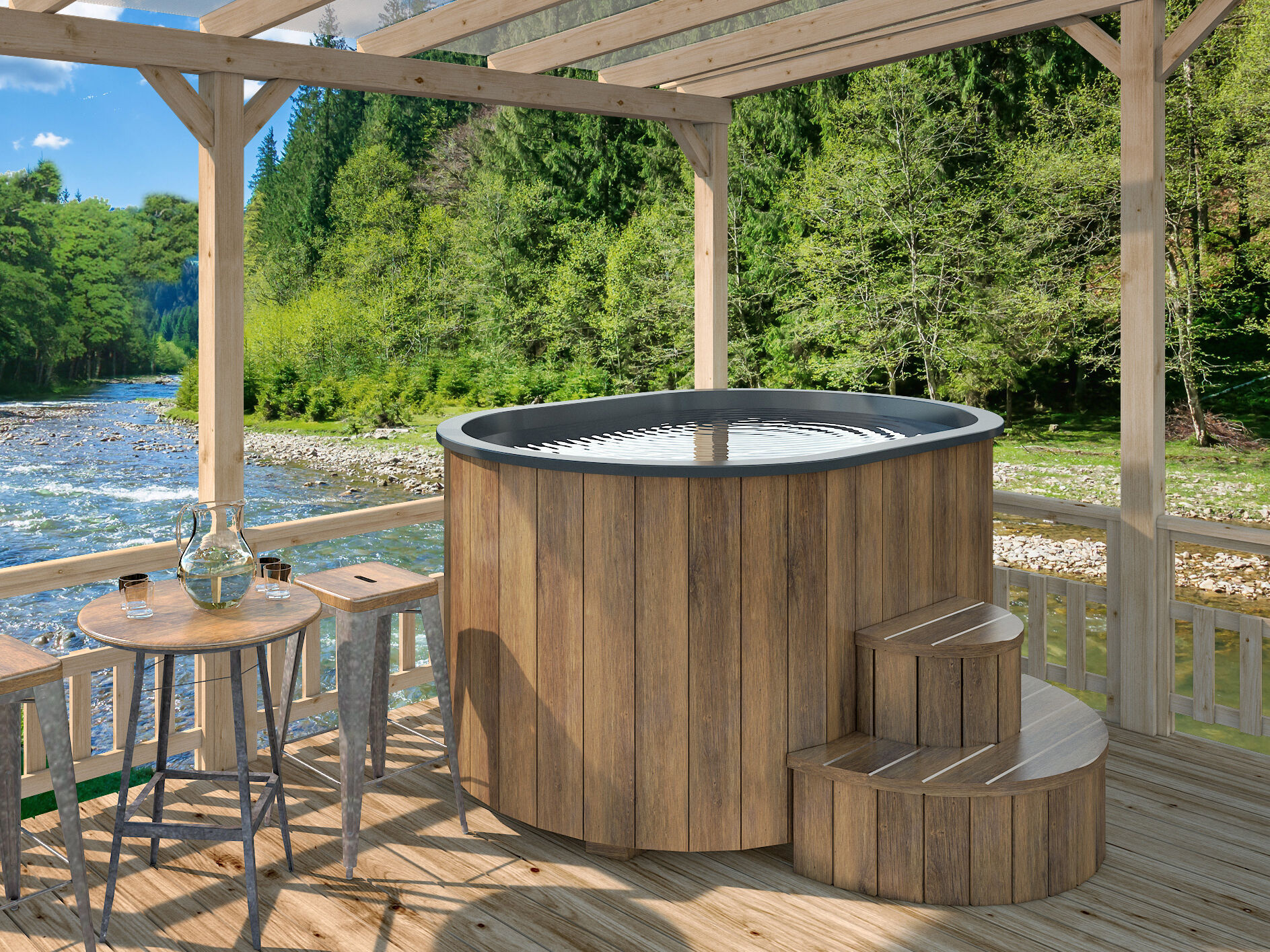 26% Rabatt ! Tauchbecken Modell Cold Tub Ofuro online kaufen