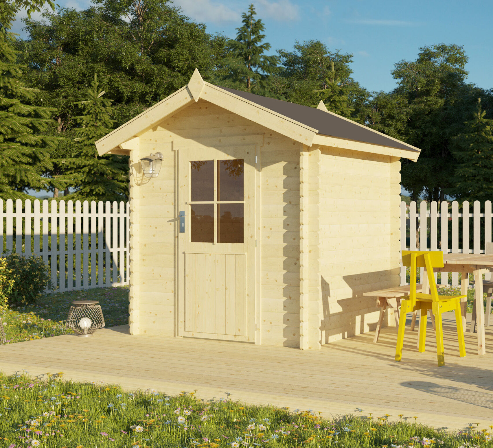 26% Rabatt ! Fjordholz Gartenhaus Modell Anna 28 online kaufen
