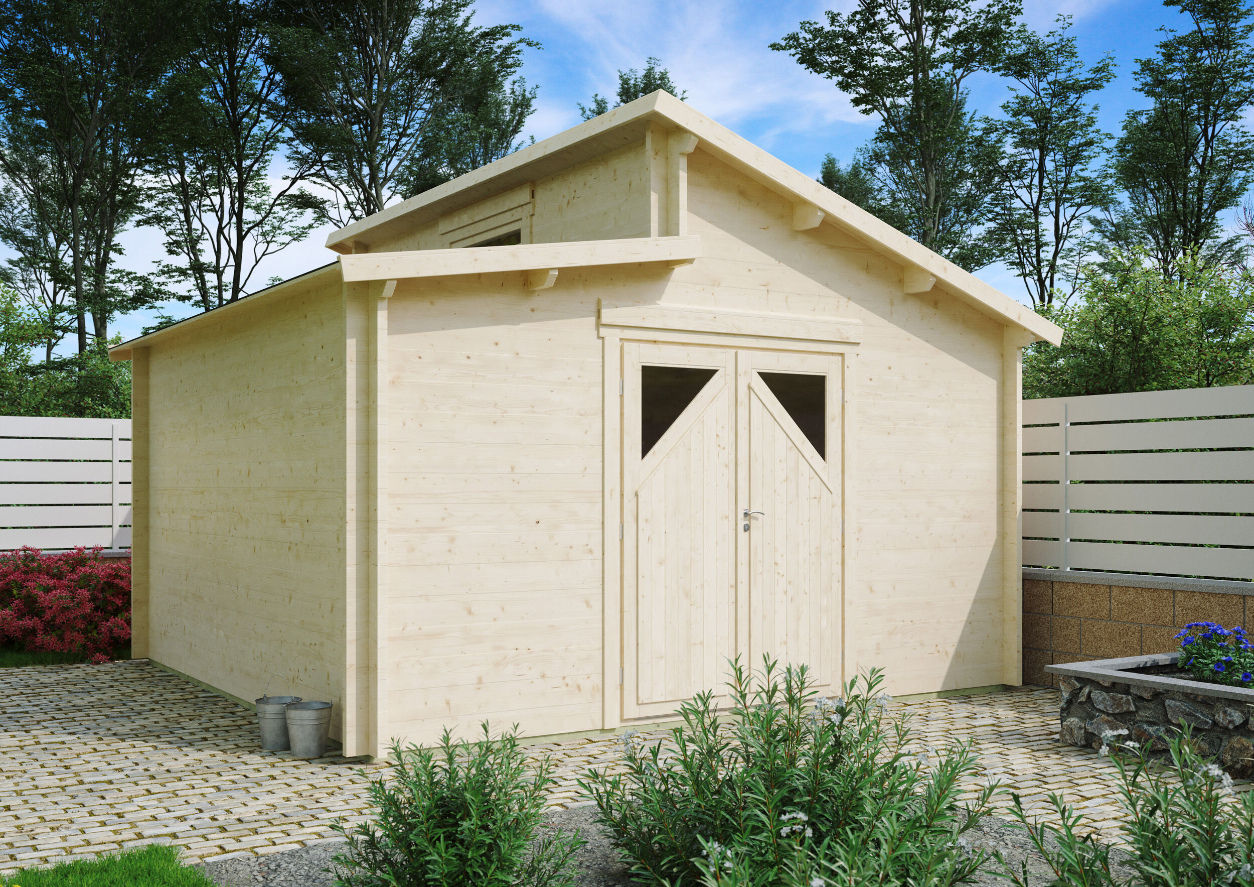 26% Rabatt ! Fjordholz Gartenhaus Modell Varianta 44 F online kaufen