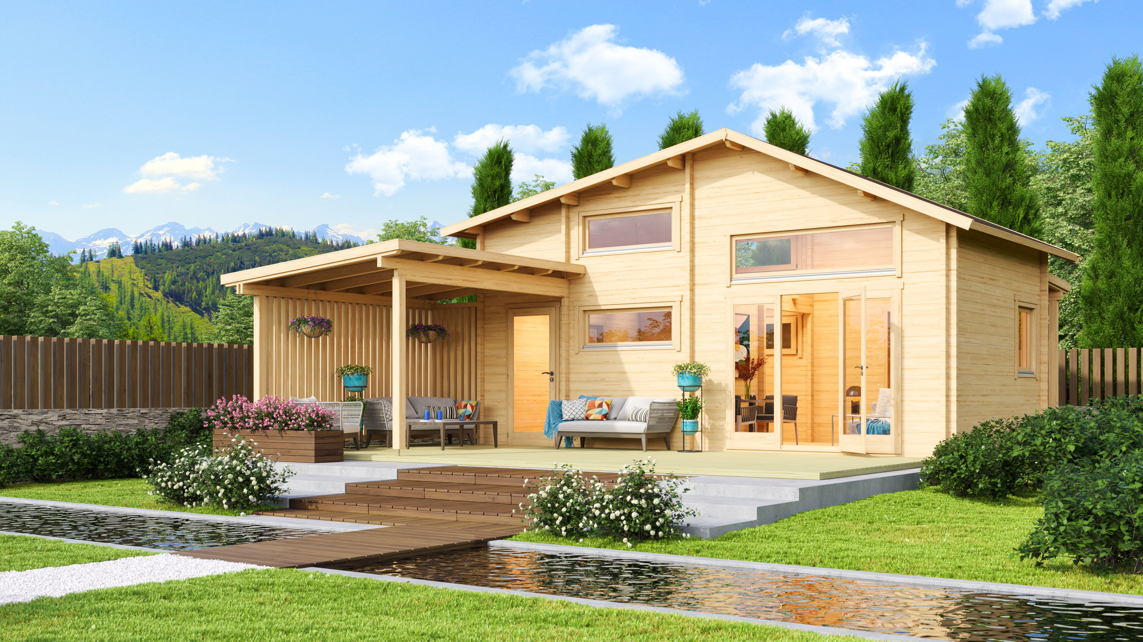 26% Rabatt ! Fjordholz Ferien- und Freizeit Haus Modell Montrea online kaufen