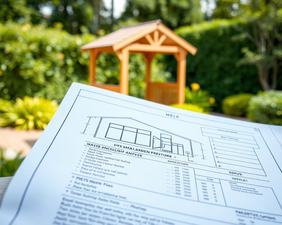 Baugenehmigung Kosten Gartenhütte