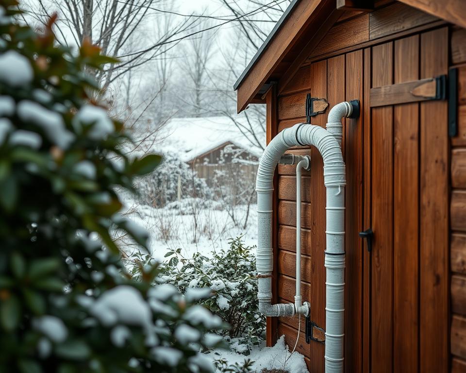 Frostschutz Gartenhaus Wasserleitungen