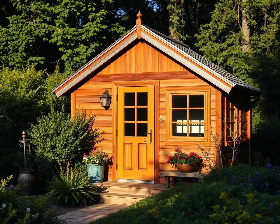 Gartenhaus Farbtrends