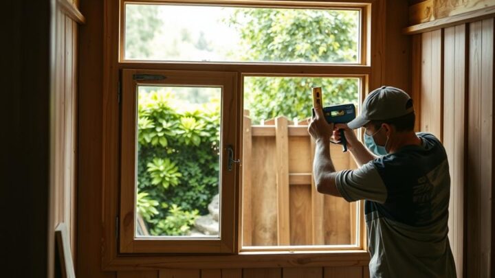 Gartenhaus Fenster einbauen & abdichten – DIY Anleitung