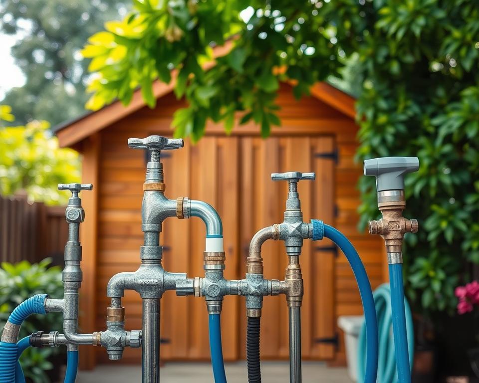 Gartenhaus Wasseranschluss Optionen