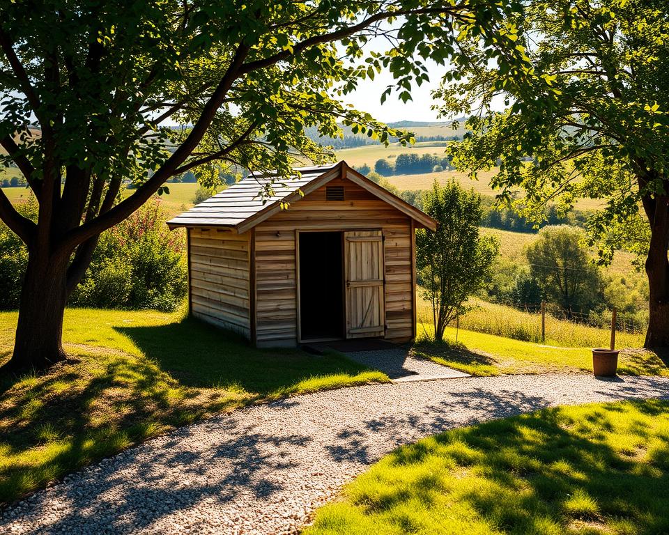 Gartenhütte Standortwahl Gartenhütte Standortwahl