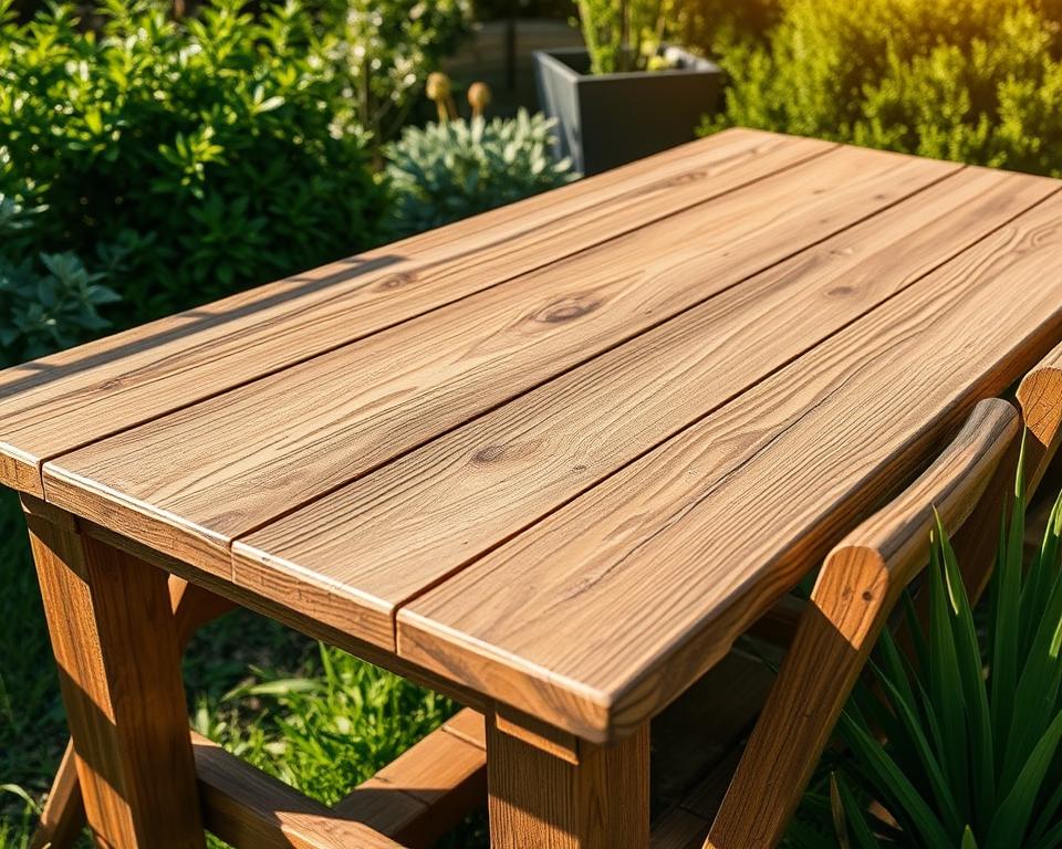 Holzschutz für Gartenmöbel