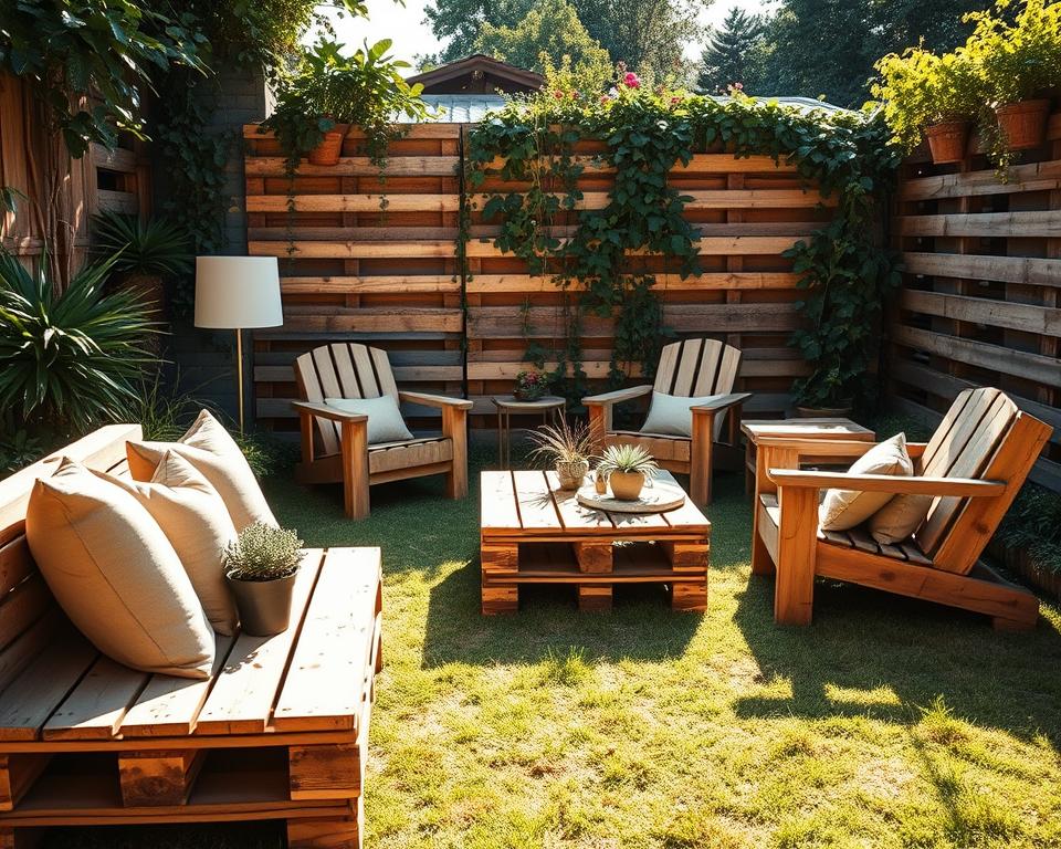Palettenmöbel Gartenprojekte