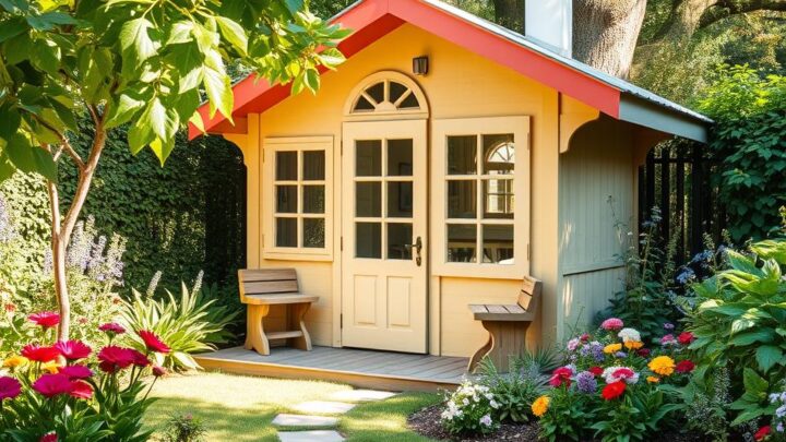So gestalten Sie Ihr Gartenhaus kindgerecht