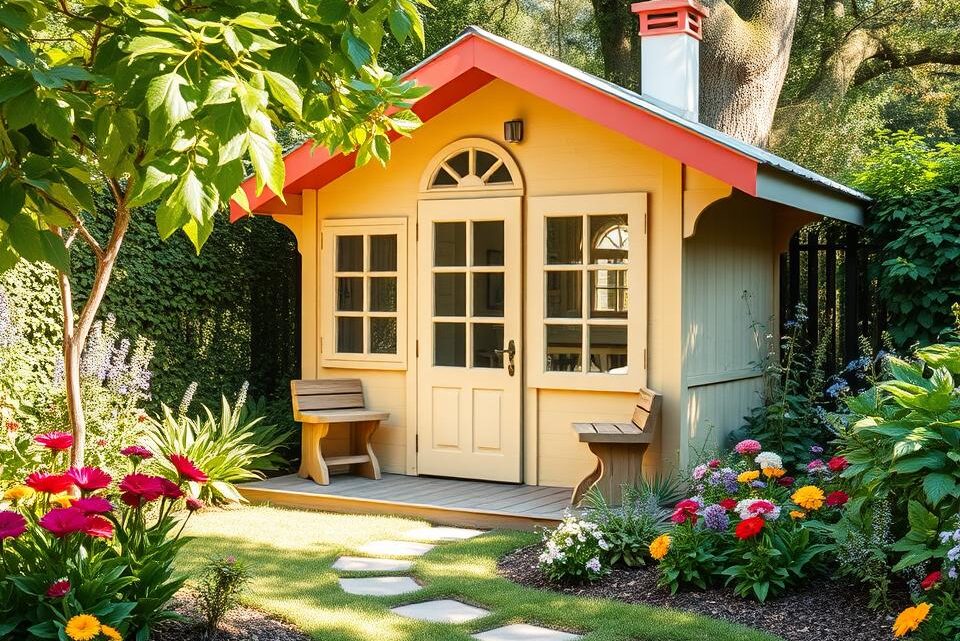 So gestalten Sie Ihr Gartenhaus kindgerecht