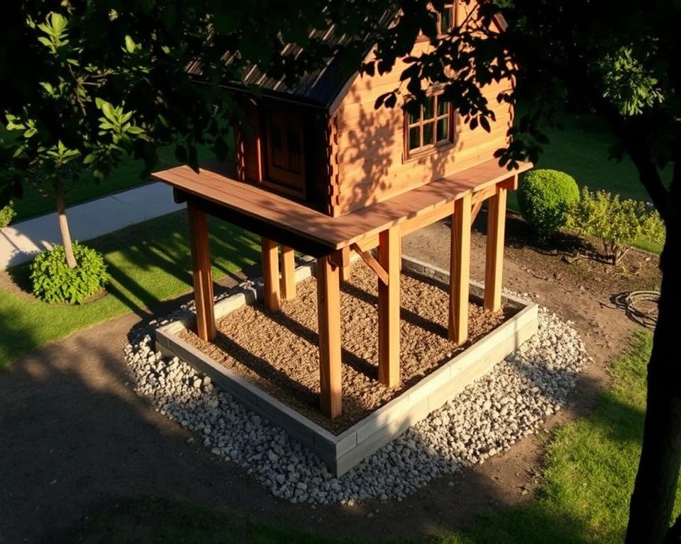 Fundamentierung Stelzenhaus