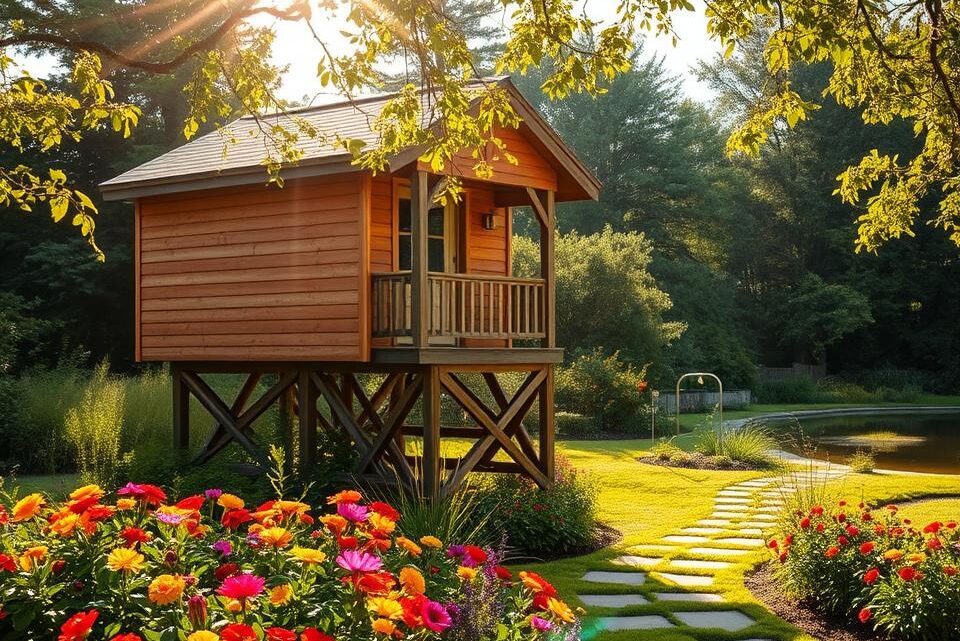 Gartenhaus auf Stelzen: Ideen & Tipps für Ihren Garten