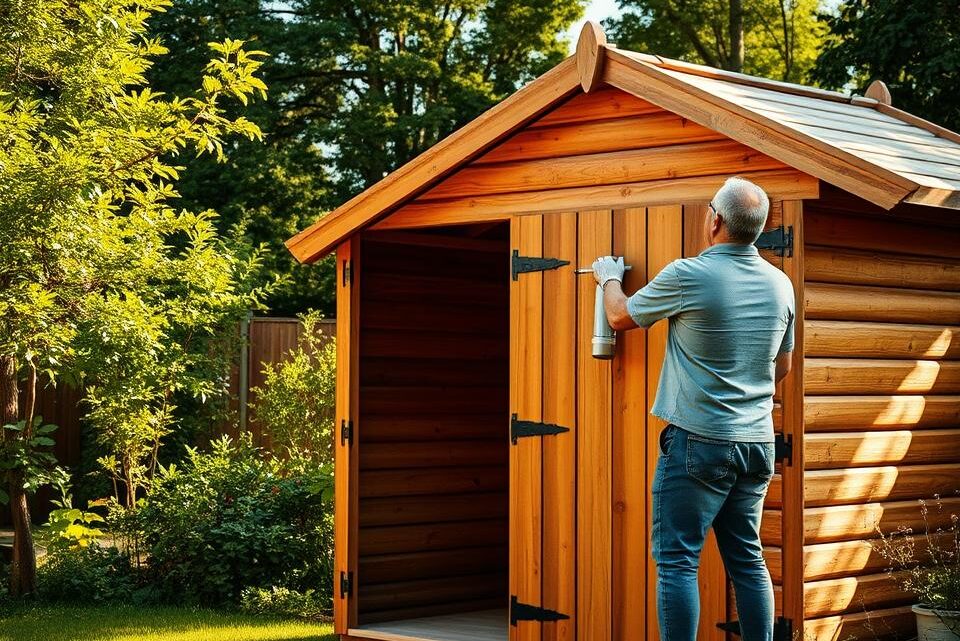 Gartenhaus imprägnieren: Schutz vor Feuchtigkeit und Schädlingen