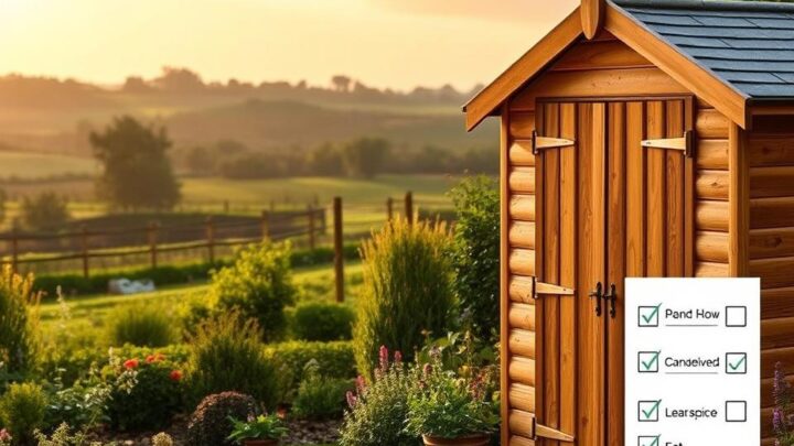 Gartenhütte-Kauf-Checkliste: Ihr Wegweiser