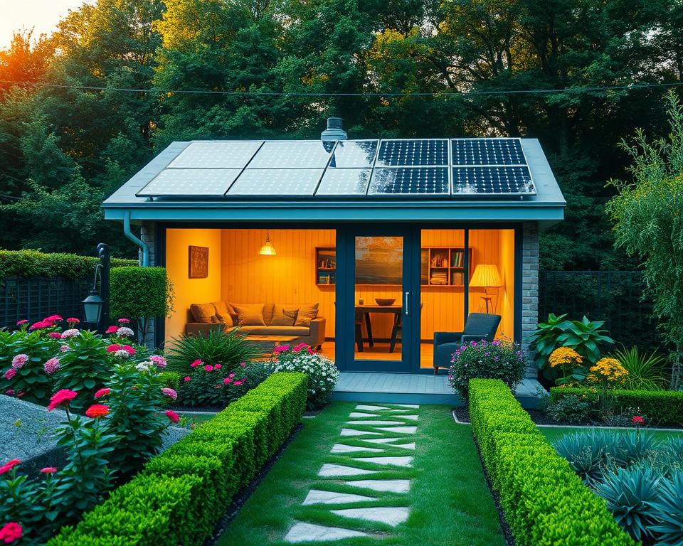 Solarheizung Gartenhaus