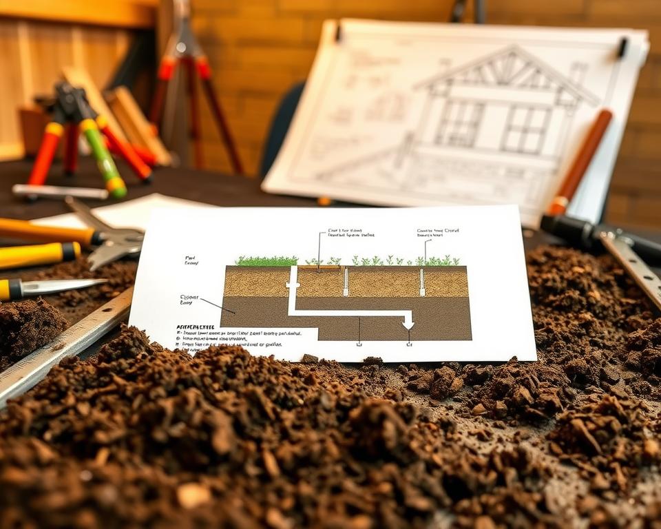 Bodenanalyse für Gartenhausfundament