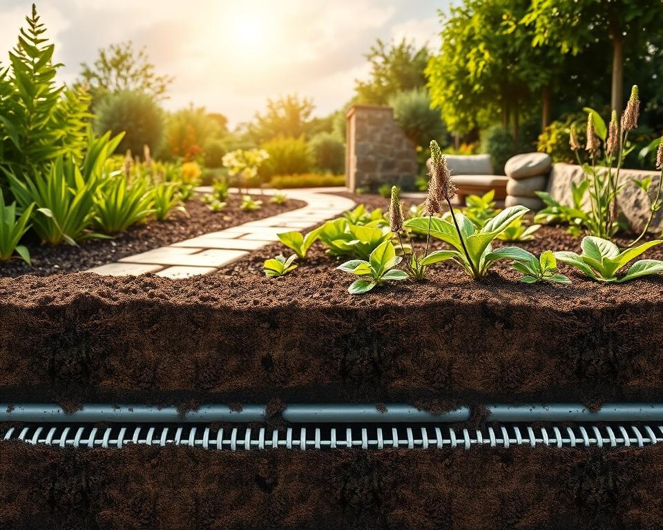 Bodenaufbereitung Drainagesysteme
