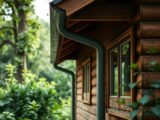 Braucht eine Gartenhütte Regenrinnen?
