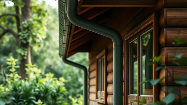 Braucht Ihre Gartenhütte Regenrinnen? Erfahren Sie mehr