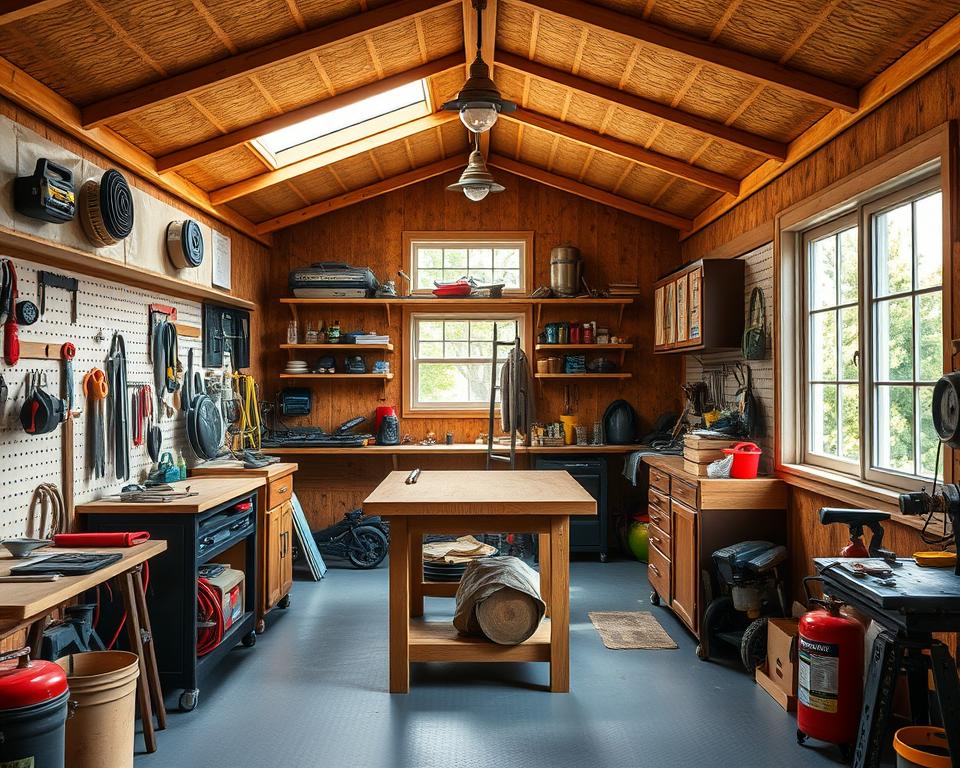 Komfort Dämmung Sicherheit Werkstatt Gartenhaus