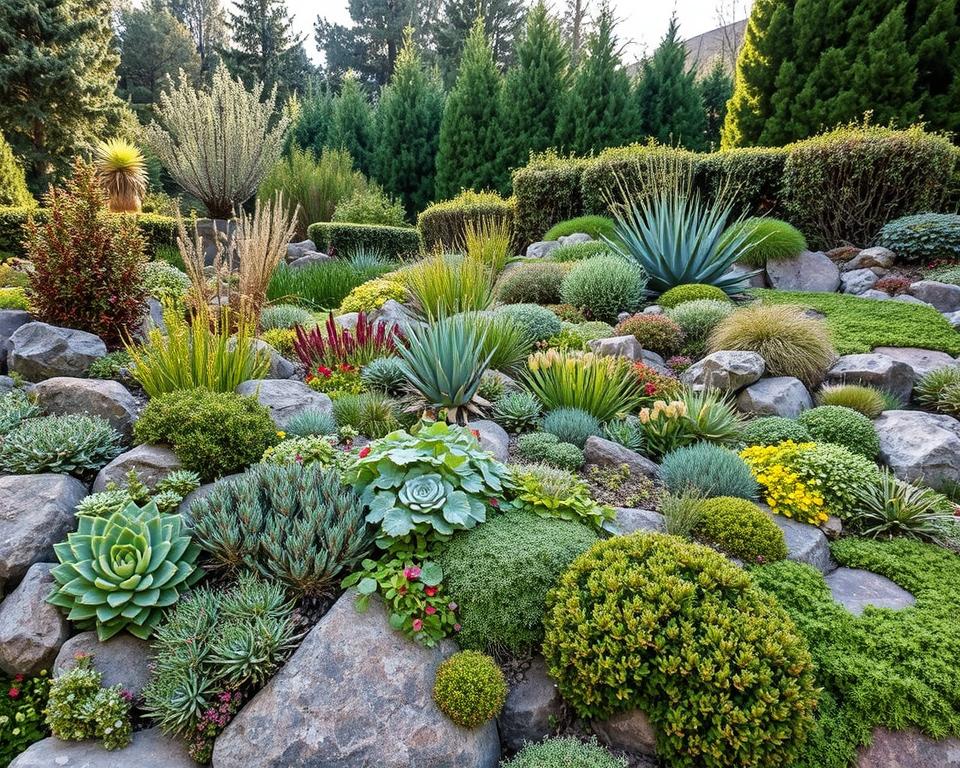 Pflanztechniken Steingarten