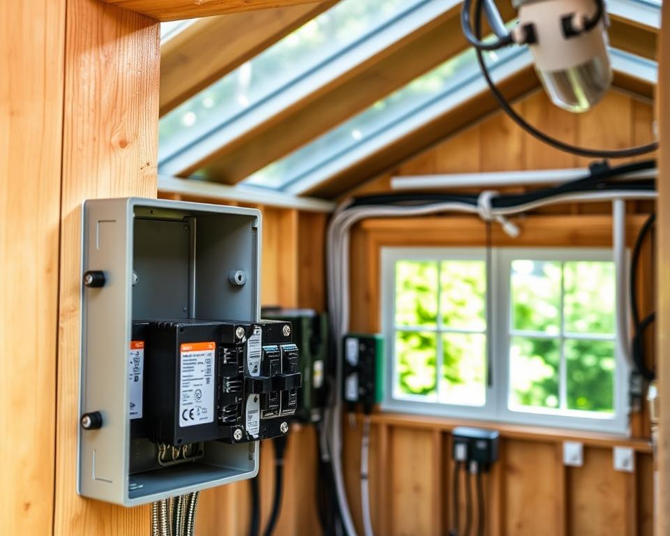 Sicherheit Elektroinstallation Gartenhaus